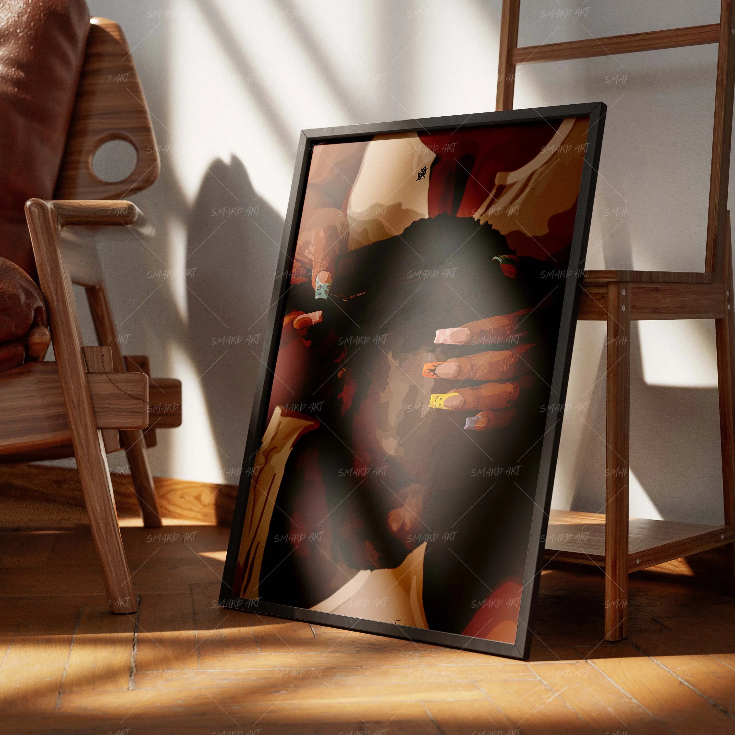 How to Style Afrocentric Wall Art in a Modern Home