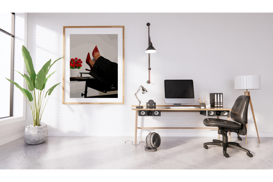 Black Art in the Office: Elevating Your Space and Focus