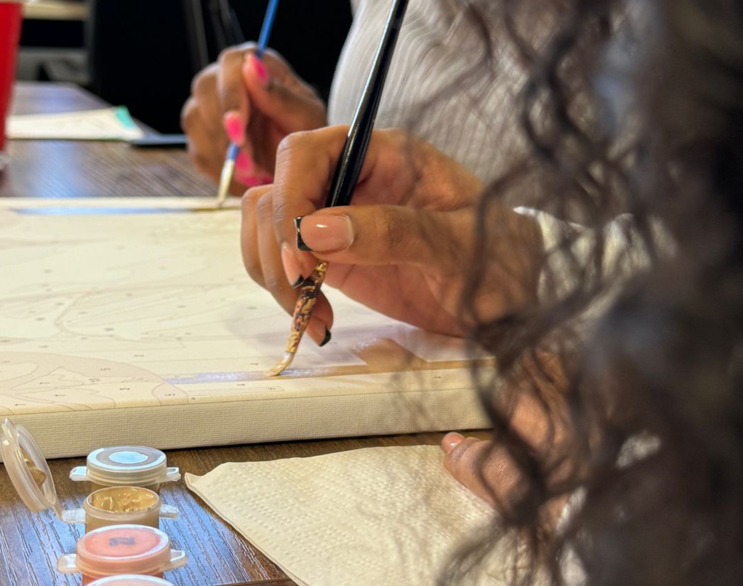 Beauty in Every Brushstroke: Melanin Art for Salon Ambience