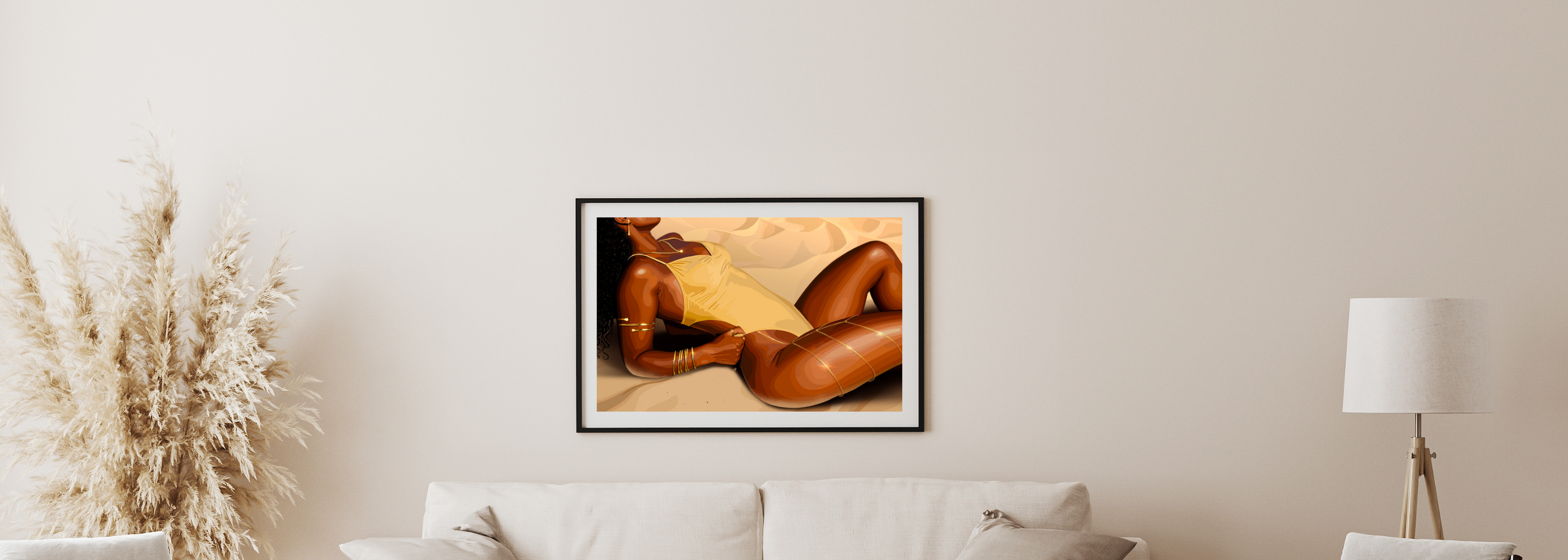 Minimalist Meets Moody – Decorating with Colourful Background