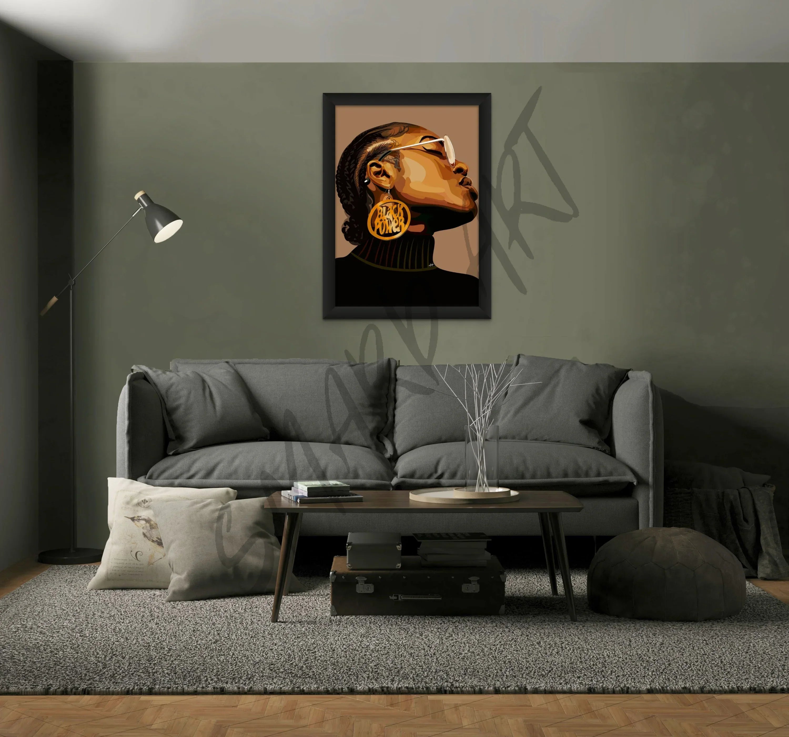 The Psychology of Black in Wall Art