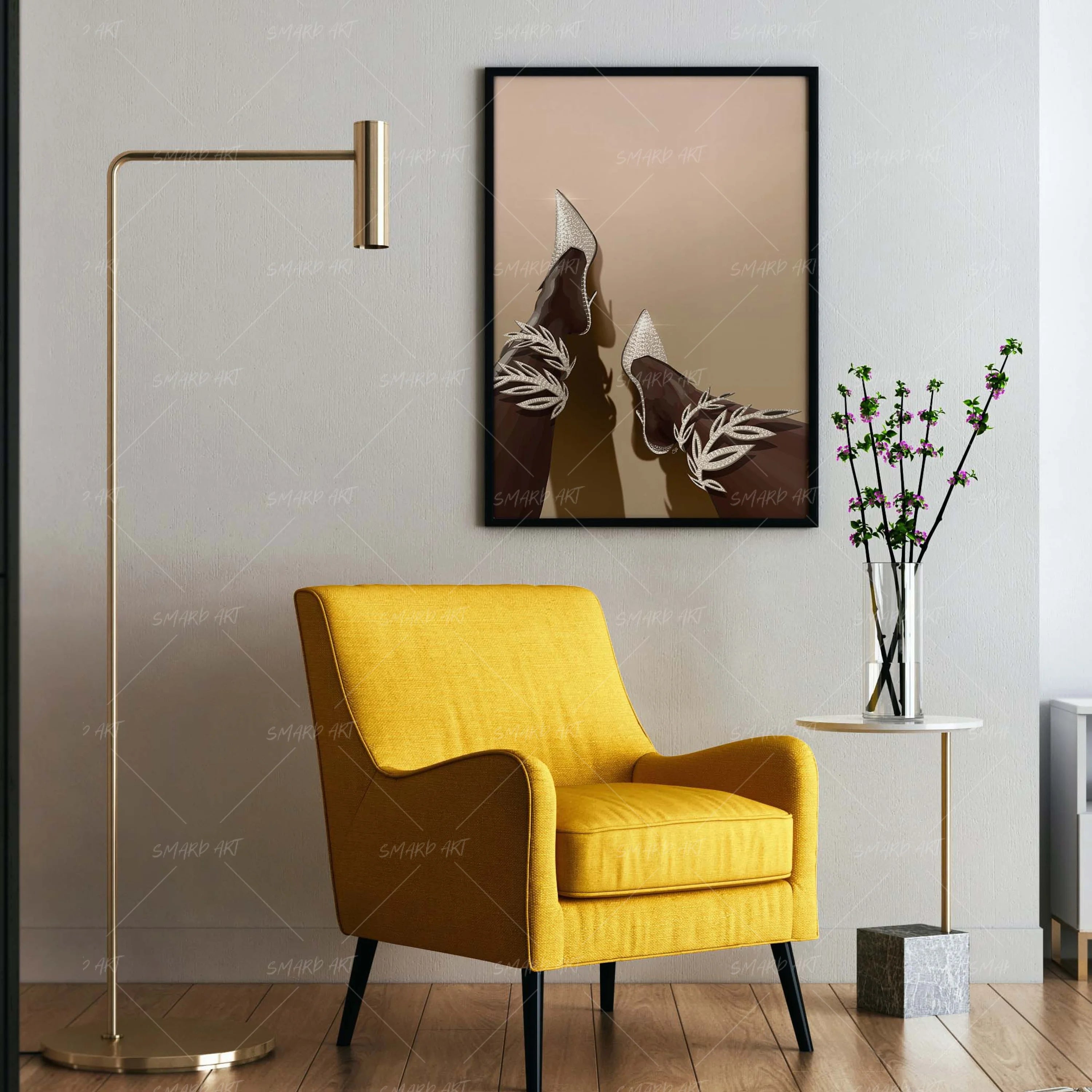 Diamond Stance-wall art print featuring decorative artistic design suitable for living rooms, offices, and schools by SmardArt. Elevate your space with Black wall art that speaks to culture, identity, and creativity. At Smard, we celebrate artistry made with melanin, bringing powerful and inspiring designs to life.