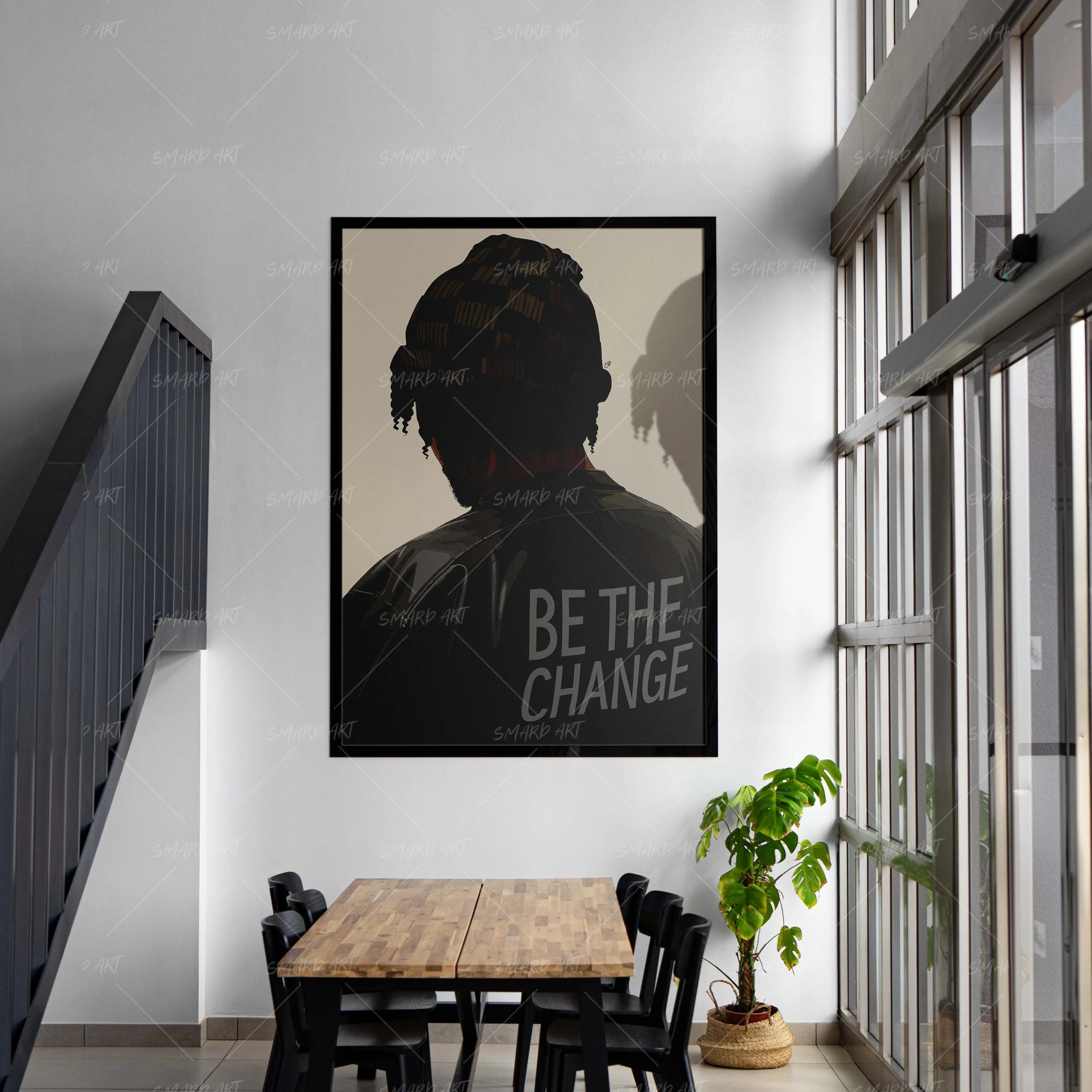 Beanie Season-wall art print featuring decorative artistic design suitable for living rooms, offices, and schools by SmardArt. Elevate your space with Black wall art that speaks to culture, identity, and creativity. At Smard, we celebrate artistry made with melanin, bringing powerful and inspiring designs to life.
