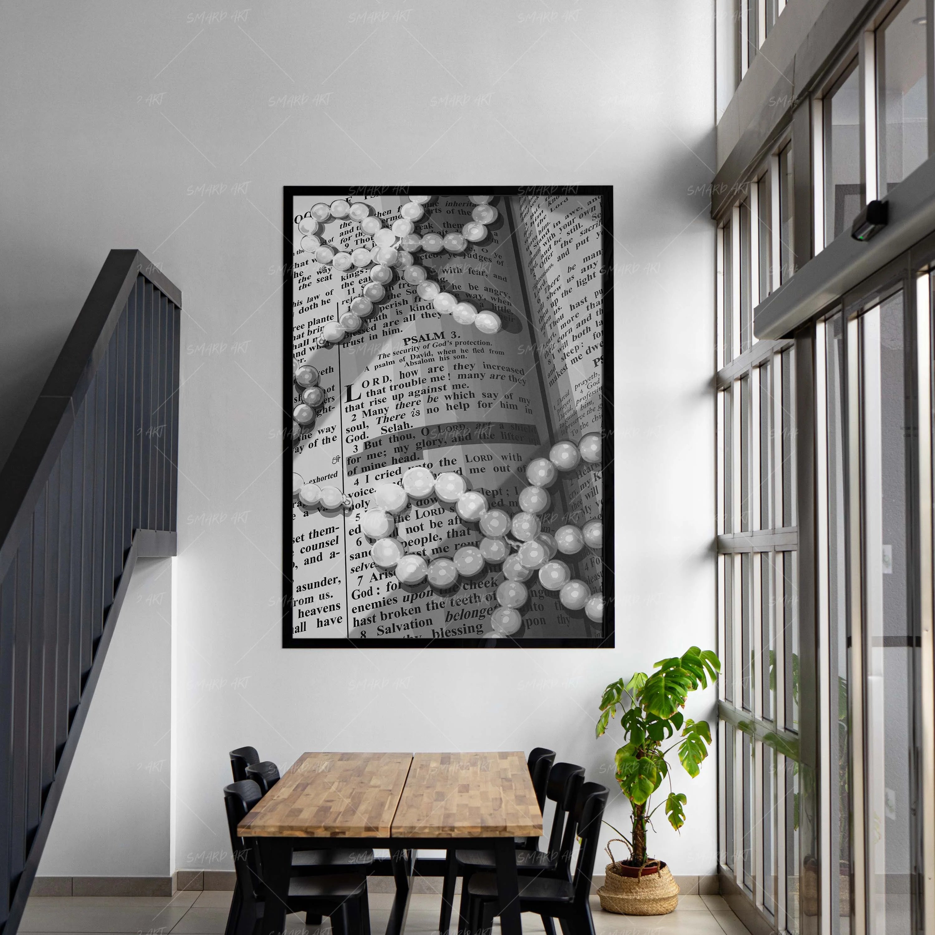 Surrounded By Grace B&W-Smard