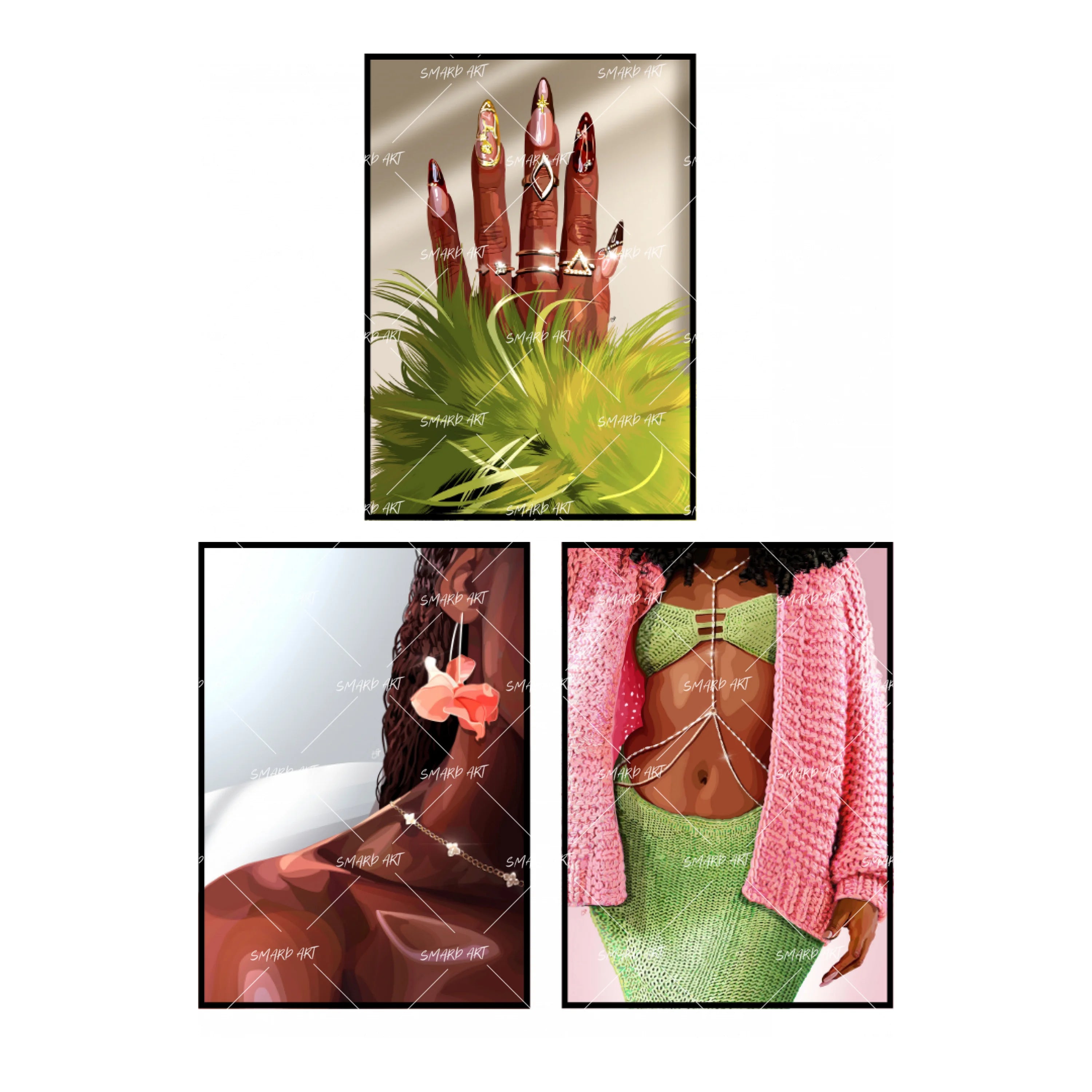 Art Print Bundle : Mani Manifest + Spring Fever + Flourisha