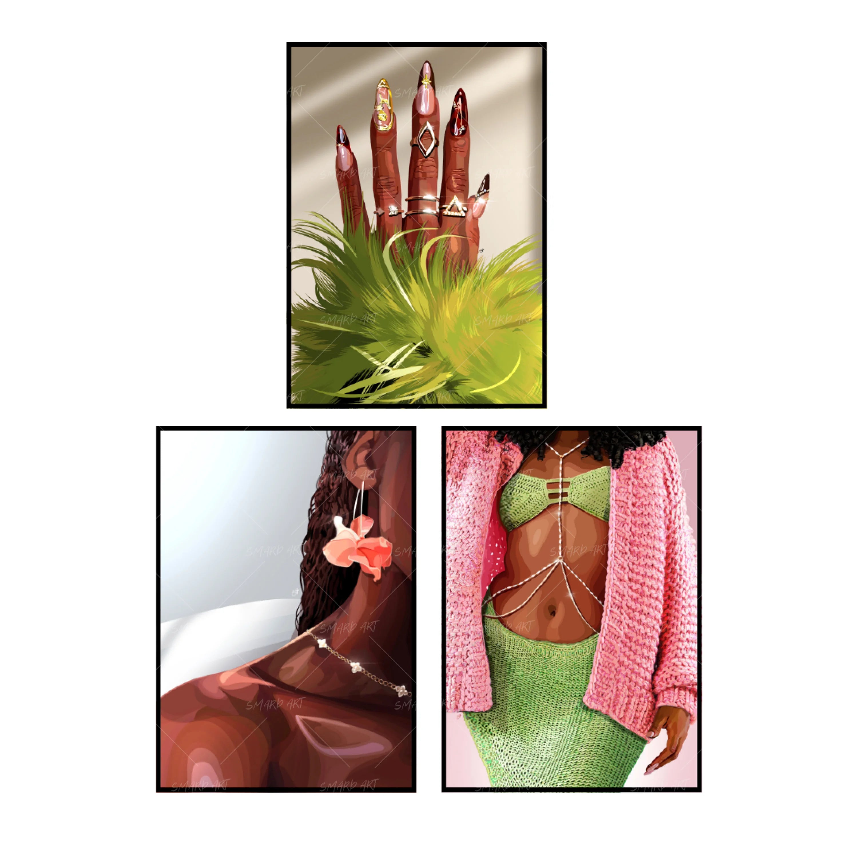 Art Print Bundle : Mani Manifest + Spring Fever + Flourisha