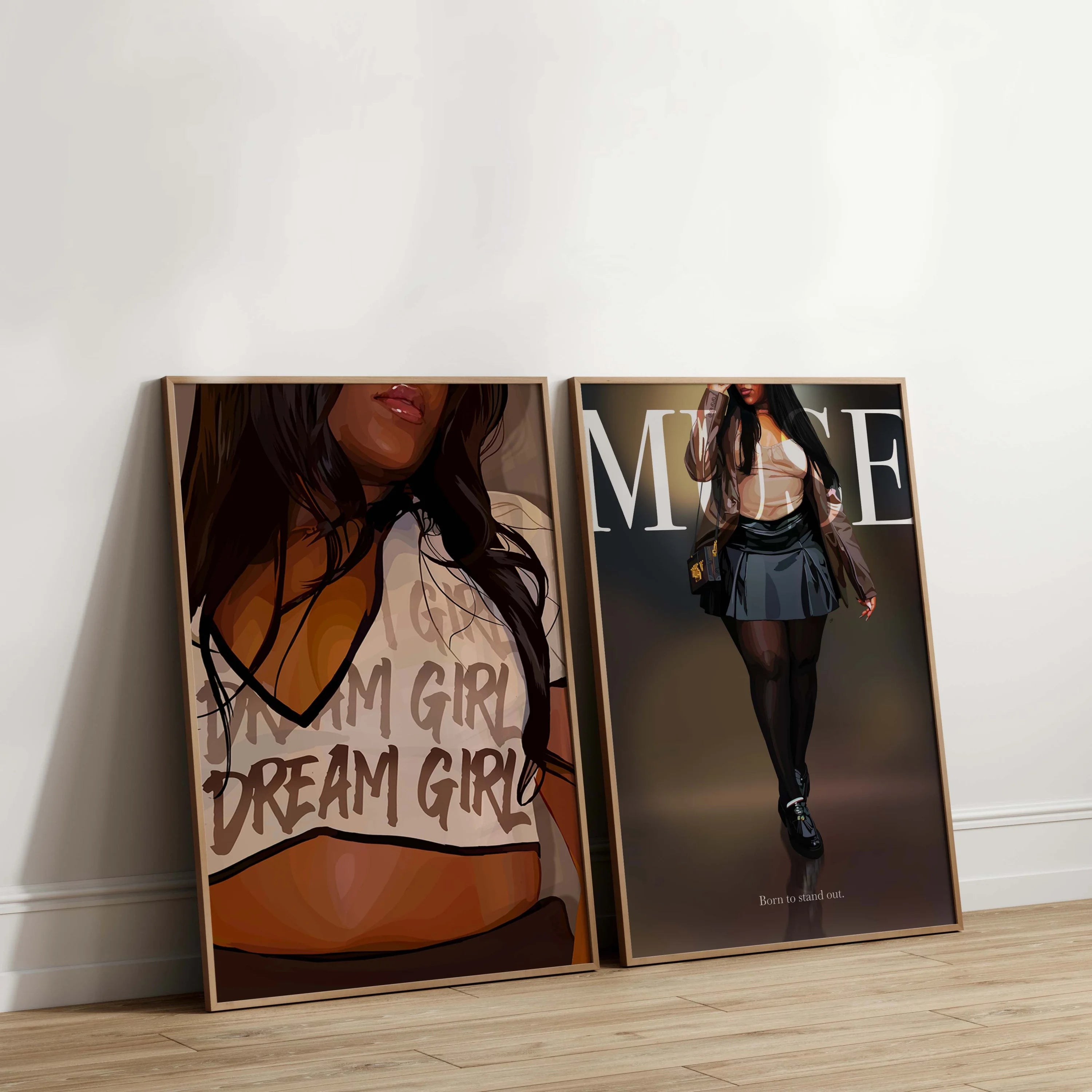 Art Print Bundle : Dream Girl + Wherever I Walk