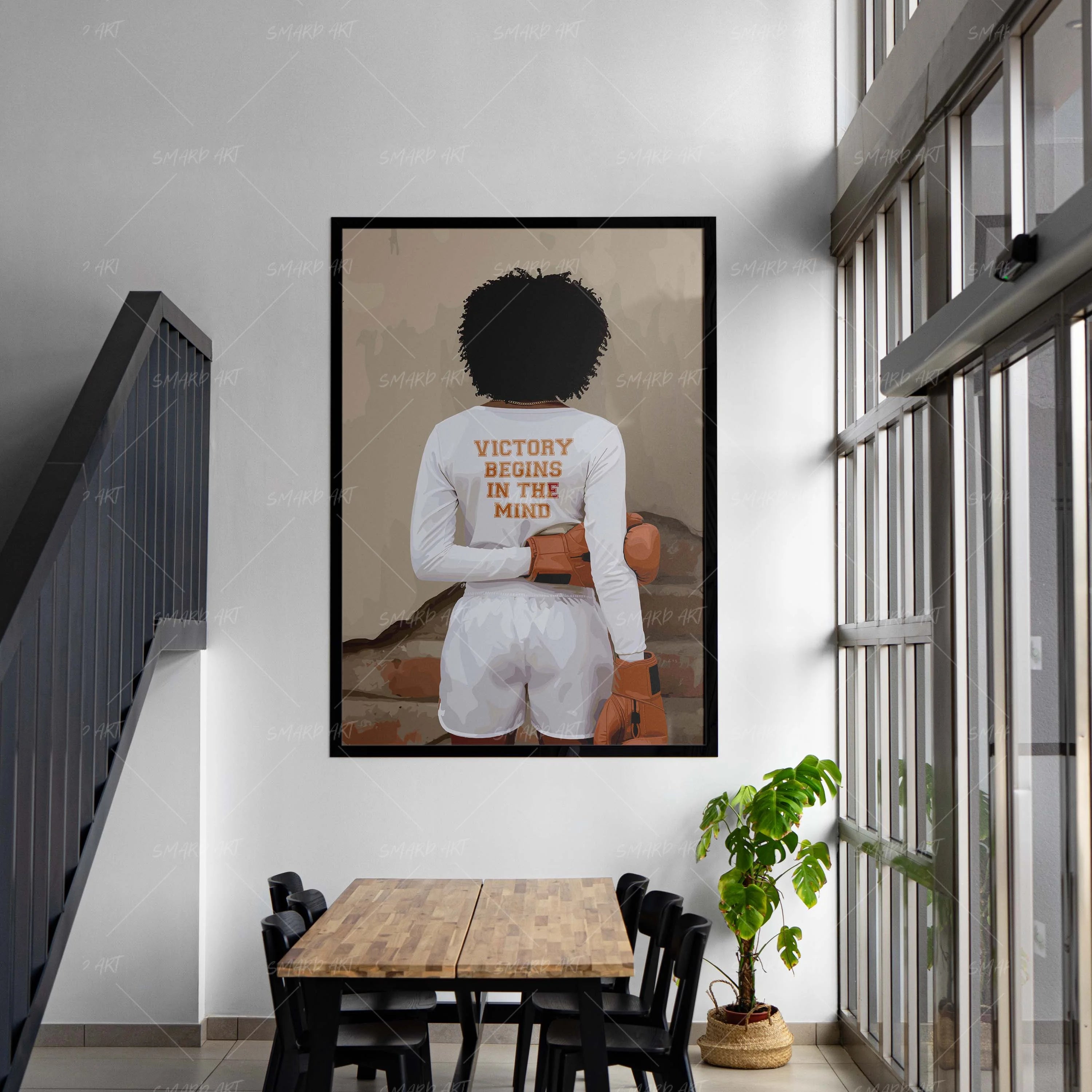Gear Up-wall art print featuring decorative artistic design suitable for living rooms, offices, and schools by SmardArt. Elevate your space with Black wall art that speaks to culture, identity, and creativity. At Smard, we celebrate artistry made with melanin, bringing powerful and inspiring designs to life.