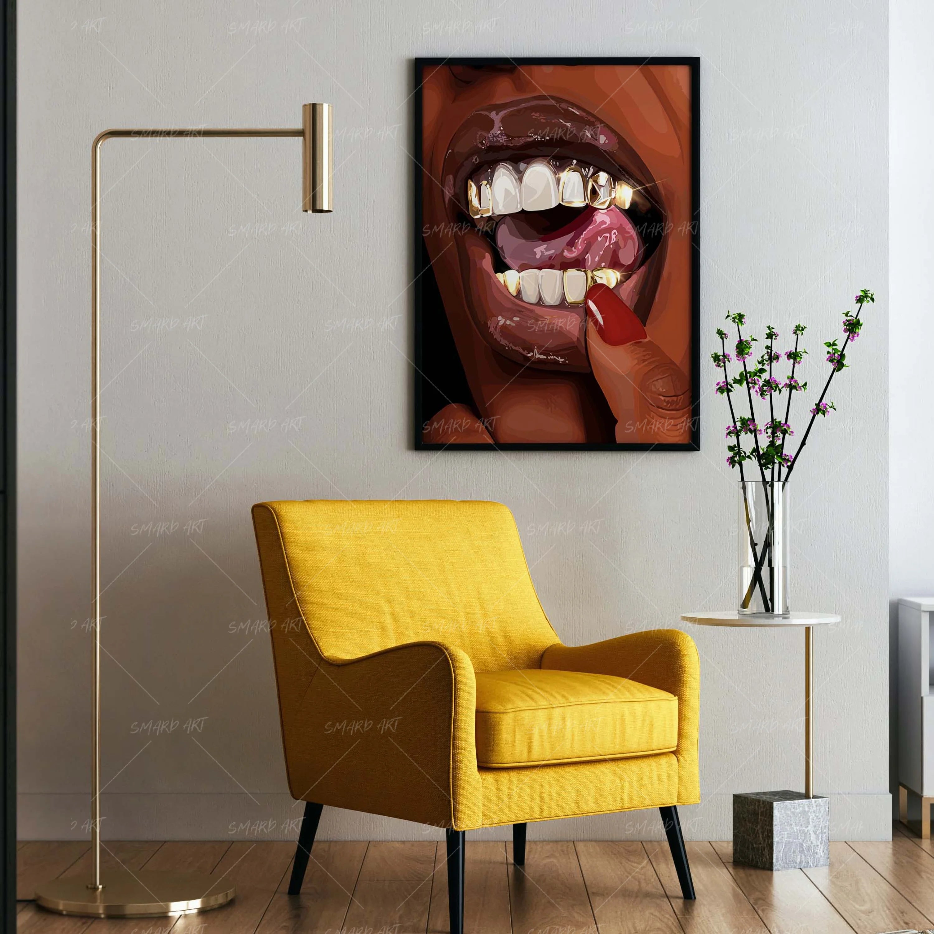 Gold Standard-wall art print featuring decorative artistic design suitable for living rooms, offices, and schools by SmardArt. Elevate your space with Black wall art that speaks to culture, identity, and creativity. At Smard, we celebrate artistry made with melanin, bringing powerful and inspiring designs to life.