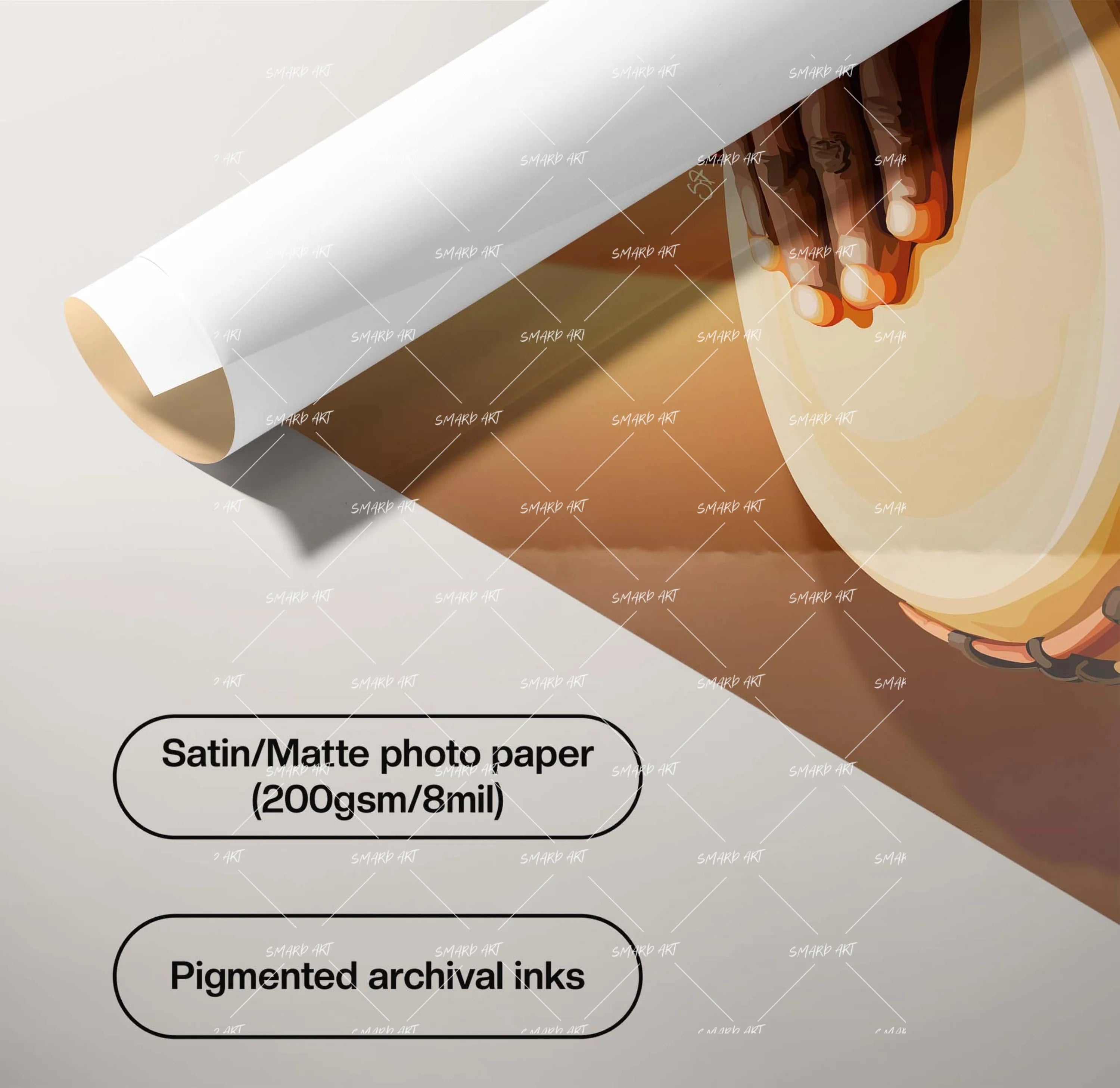 Art Print Bundle : Hands That Know + Djembes-Smard
