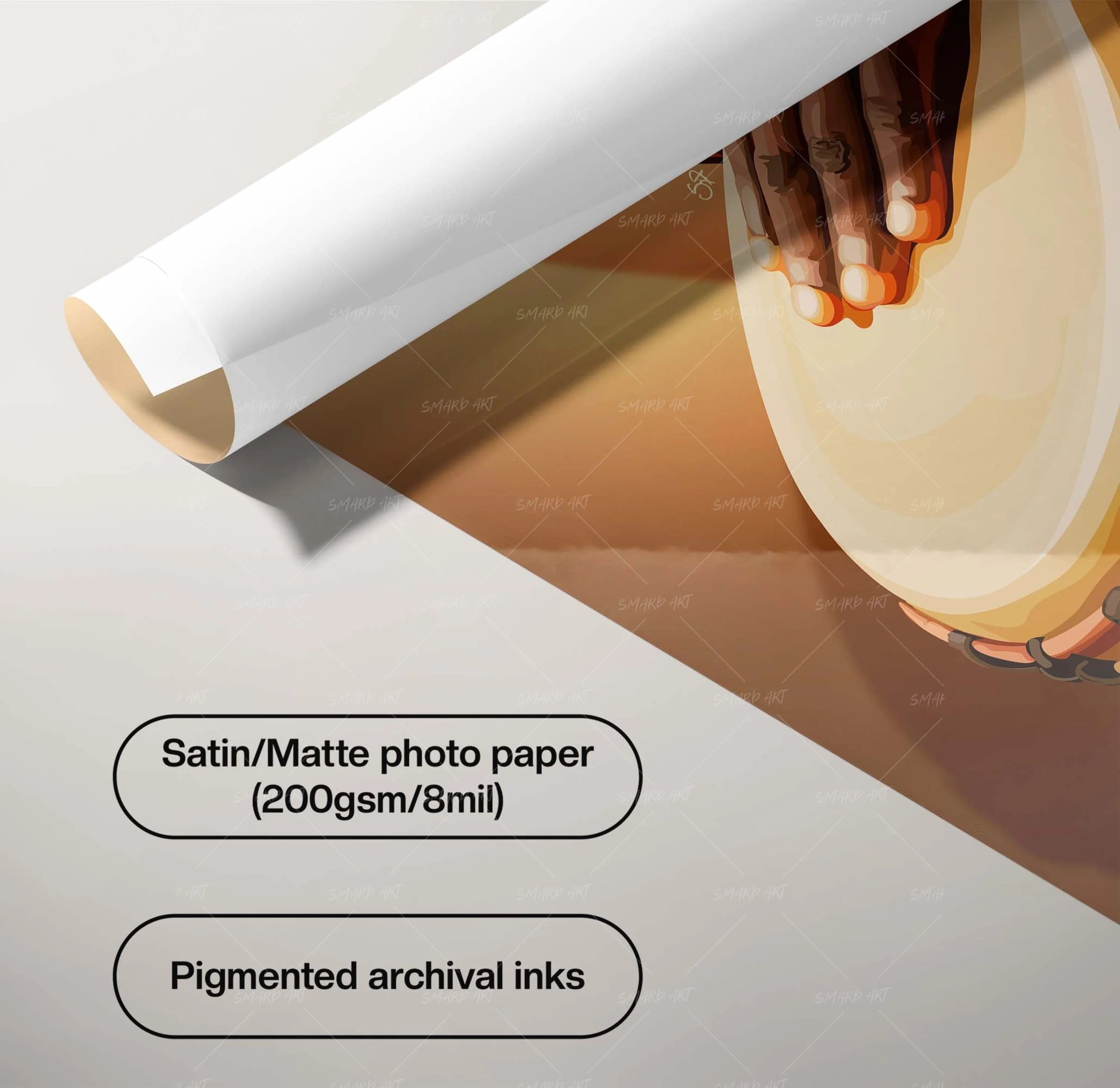 Art Print Bundle : Hands That Know + Djembes-Smard