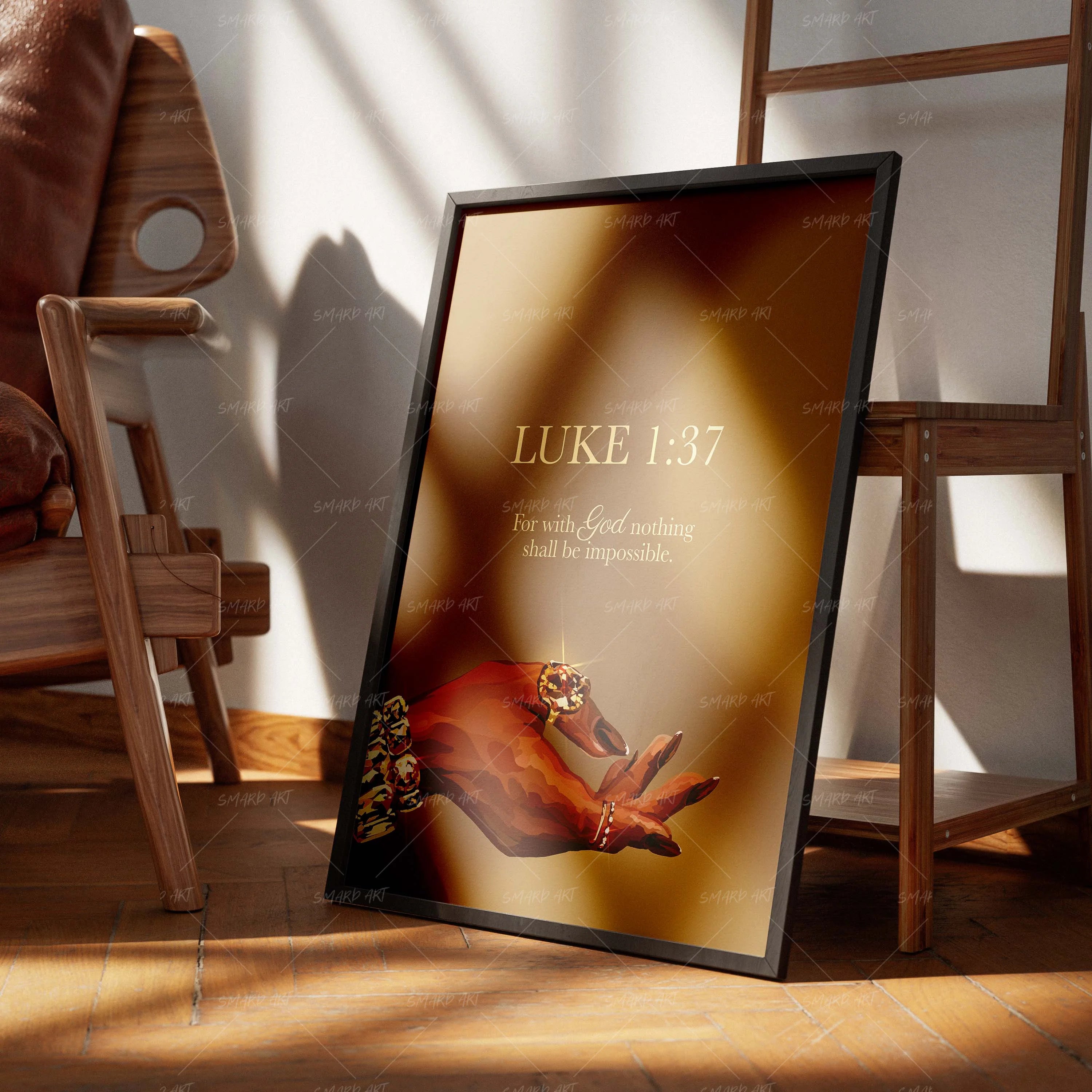 Luke 1:37 Gold-Smard