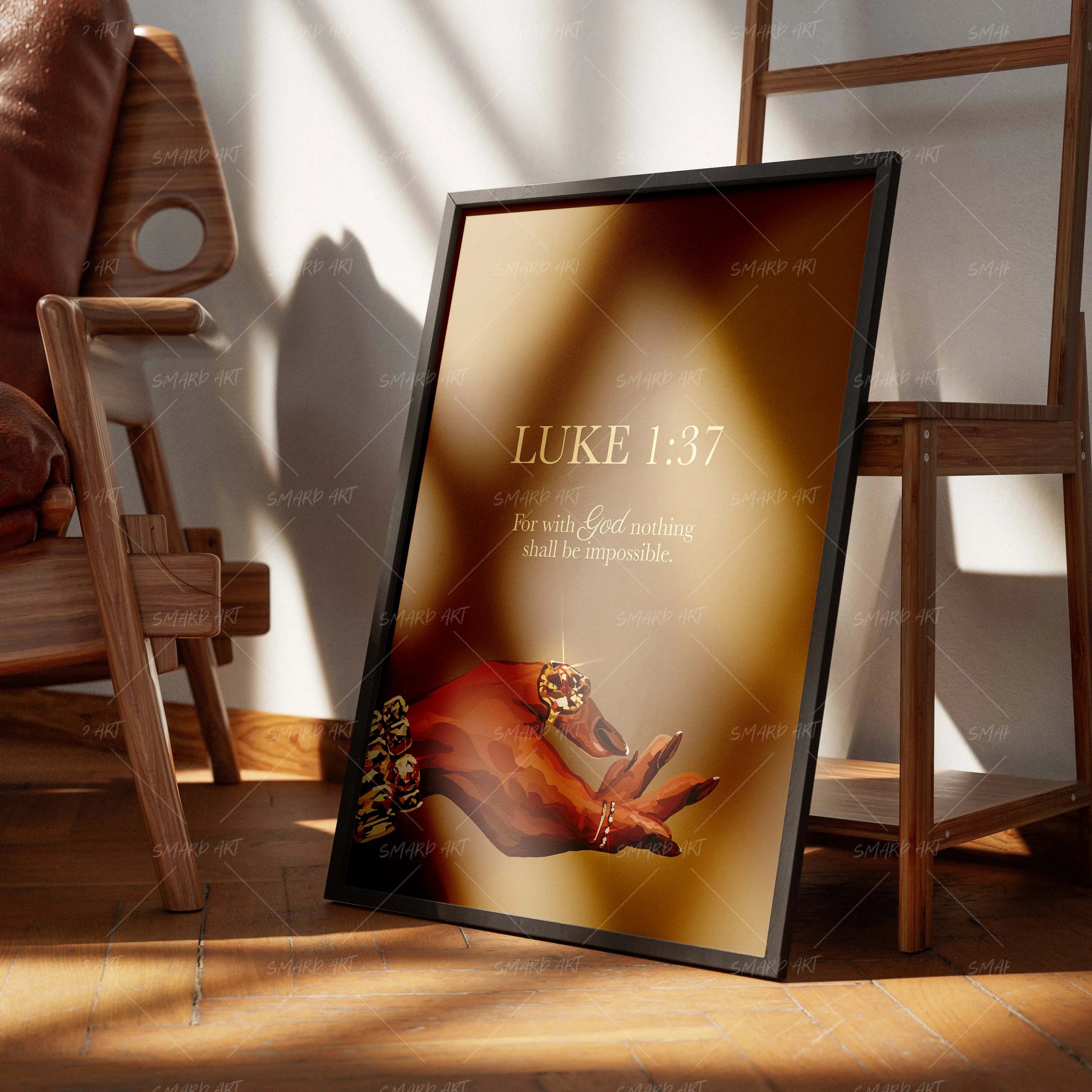 Luke 1:37 Gold-Smard