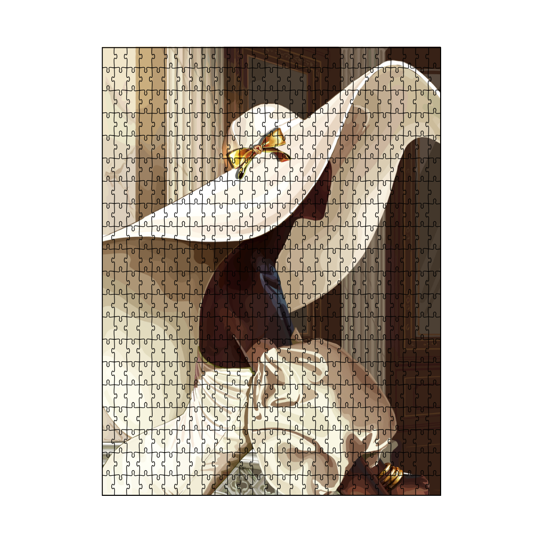 Forever Classy Puzzle-wall art print featuring decorative artistic design suitable for living rooms, offices, and schools by SmardArt. Elevate your space with Black wall art that speaks to culture, identity, and creativity. At Smard, we celebrate artistry made with melanin, bringing powerful and inspiring designs to life.