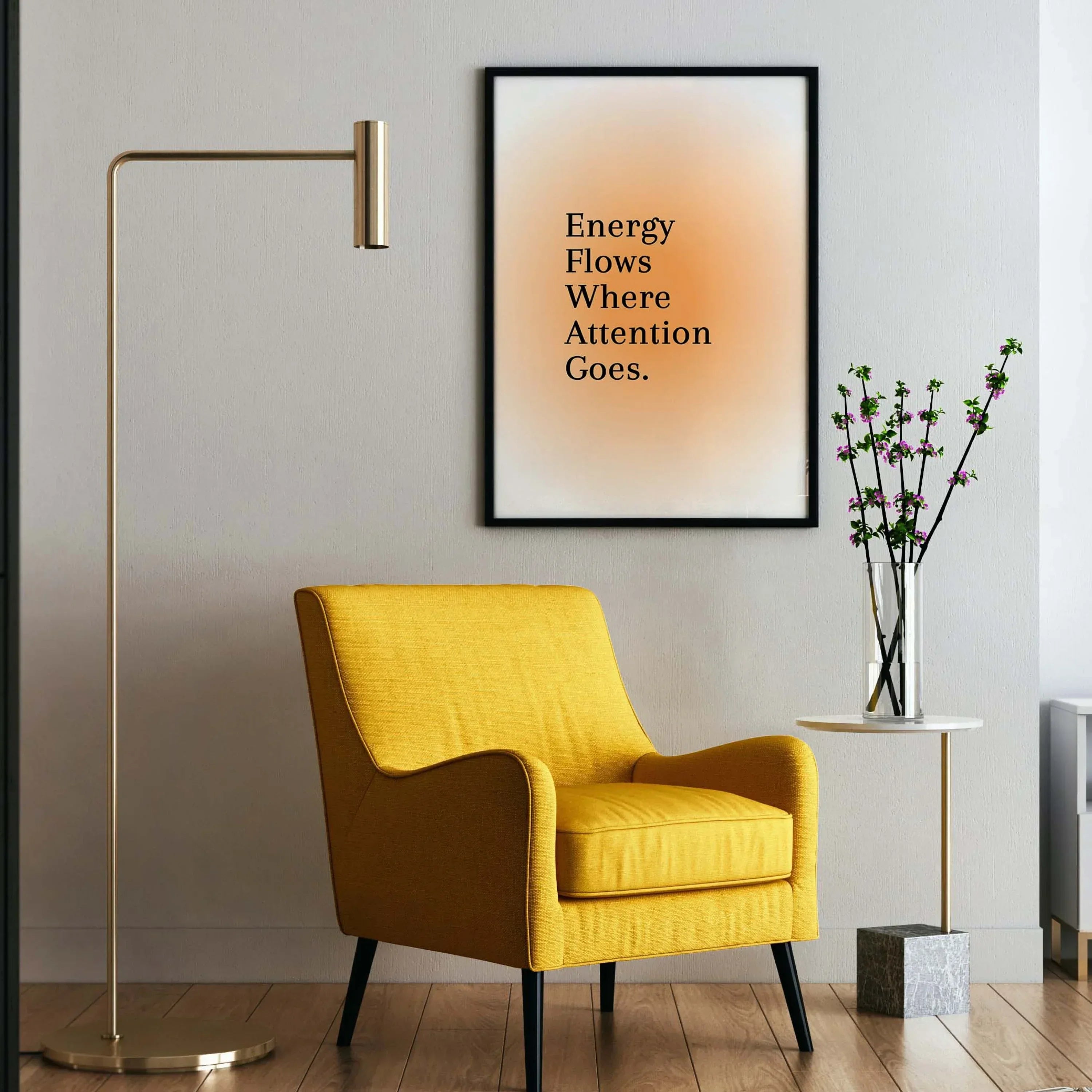 Energy Flows Where Attention Goes