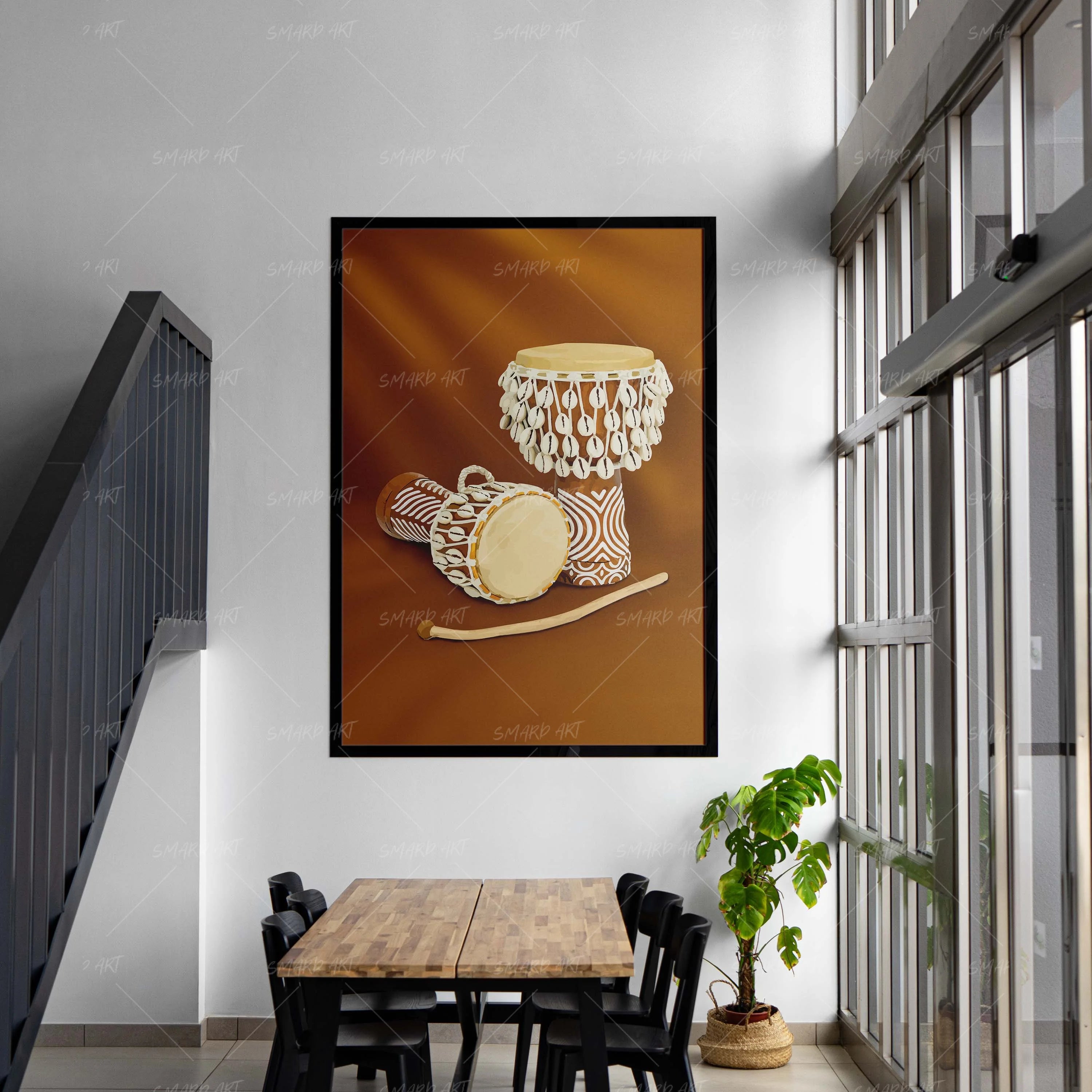 Timeless Beat-wall art print featuring decorative artistic design suitable for living rooms, offices, and schools by SmardArt. Elevate your space with Black wall art that speaks to culture, identity, and creativity. At Smard, we celebrate artistry made with melanin, bringing powerful and inspiring designs to life.
