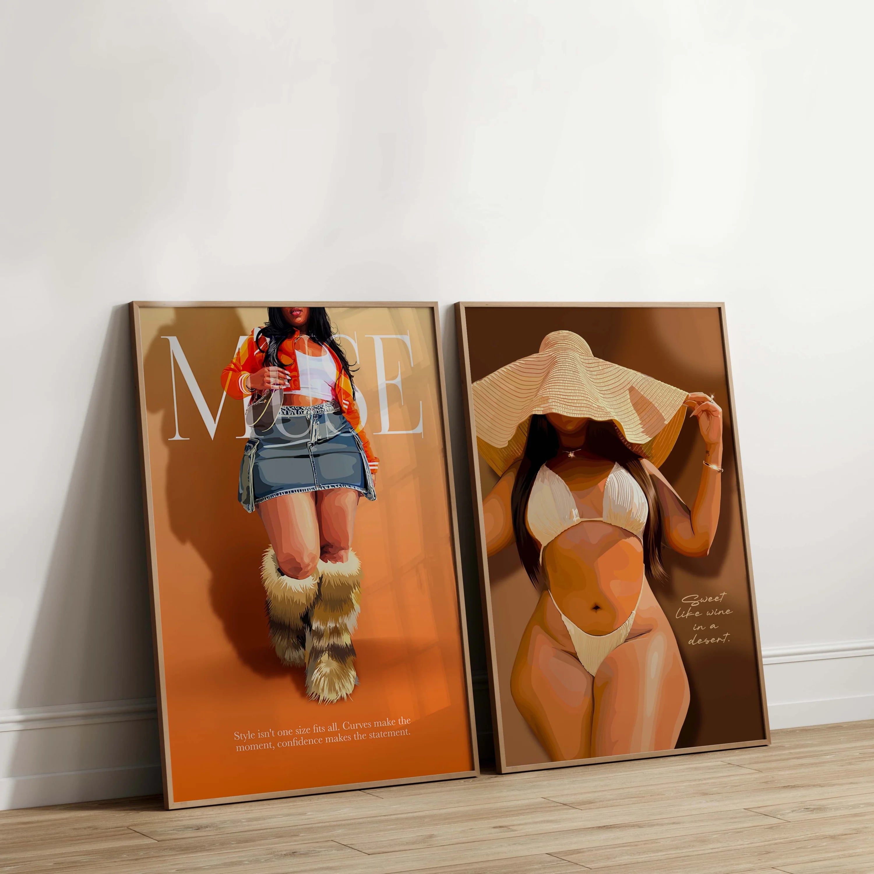 Art Print Bundle : Vogue Moment + Sweet Like Desert