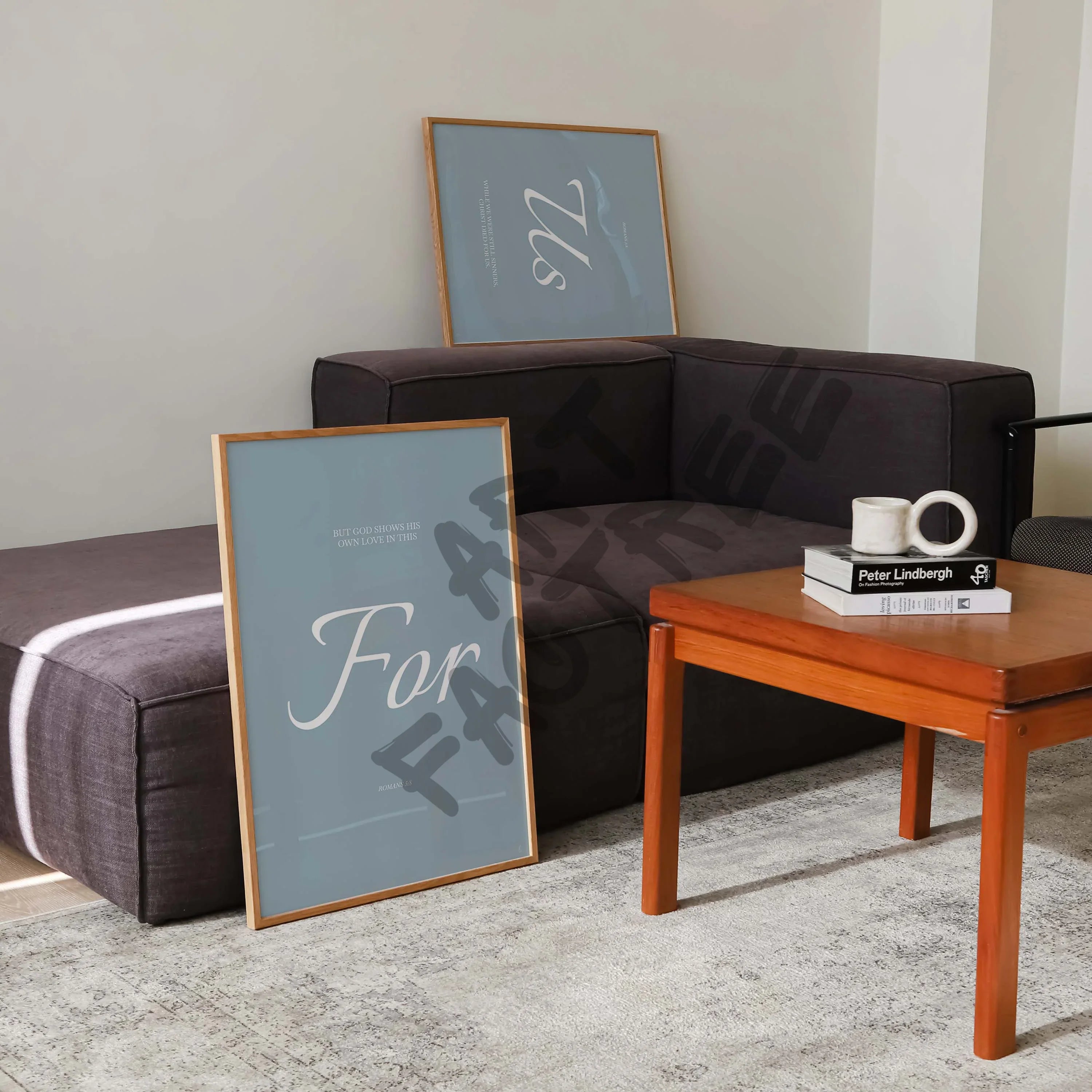 Art Print Bundle : For Us + Romans 5:8