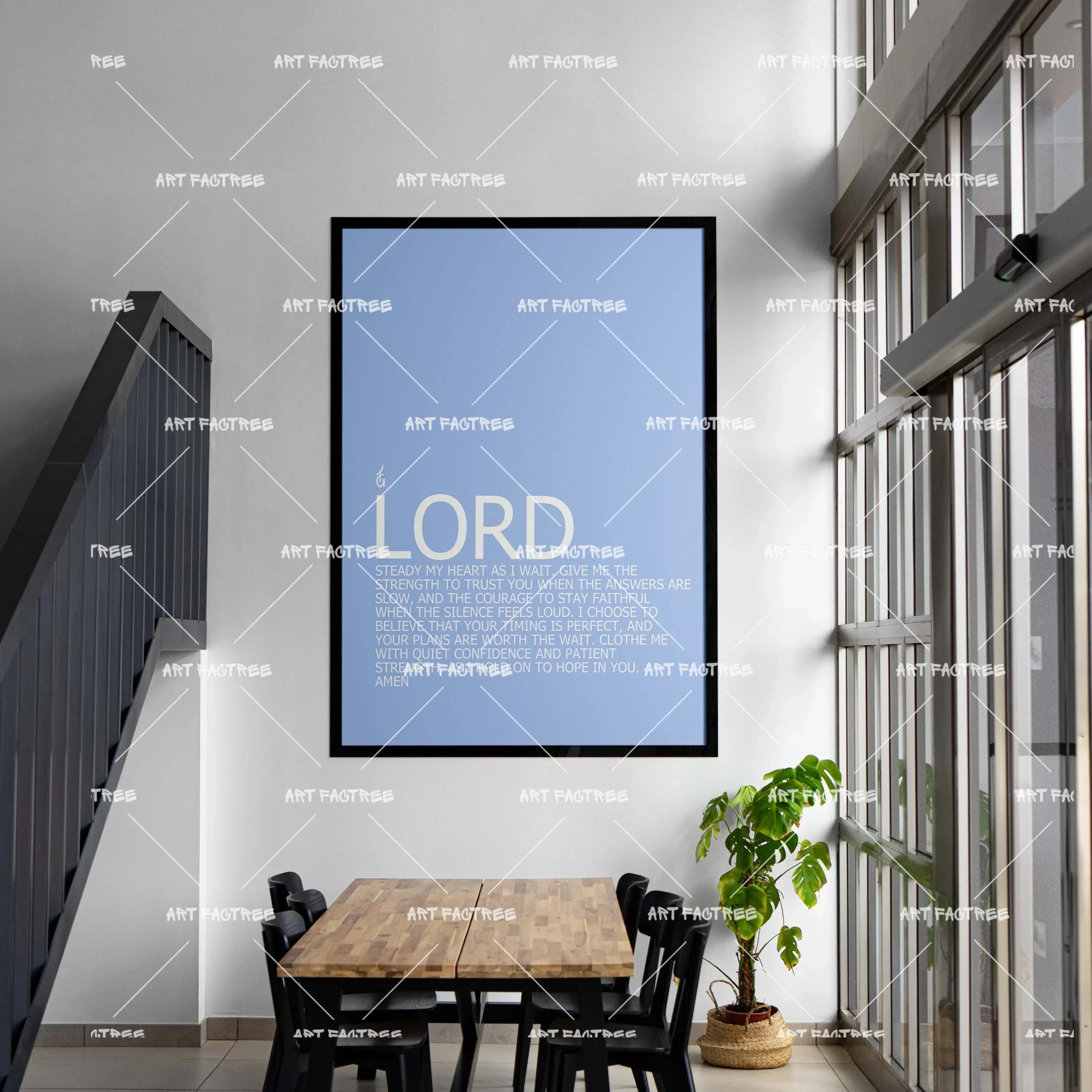 Waiting Season Prayer (Smard X Anaya)-wall art print featuring decorative artistic design suitable for living rooms, offices, and schools by SmardArt. Elevate your space with Black wall art that speaks to culture, identity, and creativity. At Smard, we celebrate artistry made with melanin, bringing powerful and inspiring designs to life.