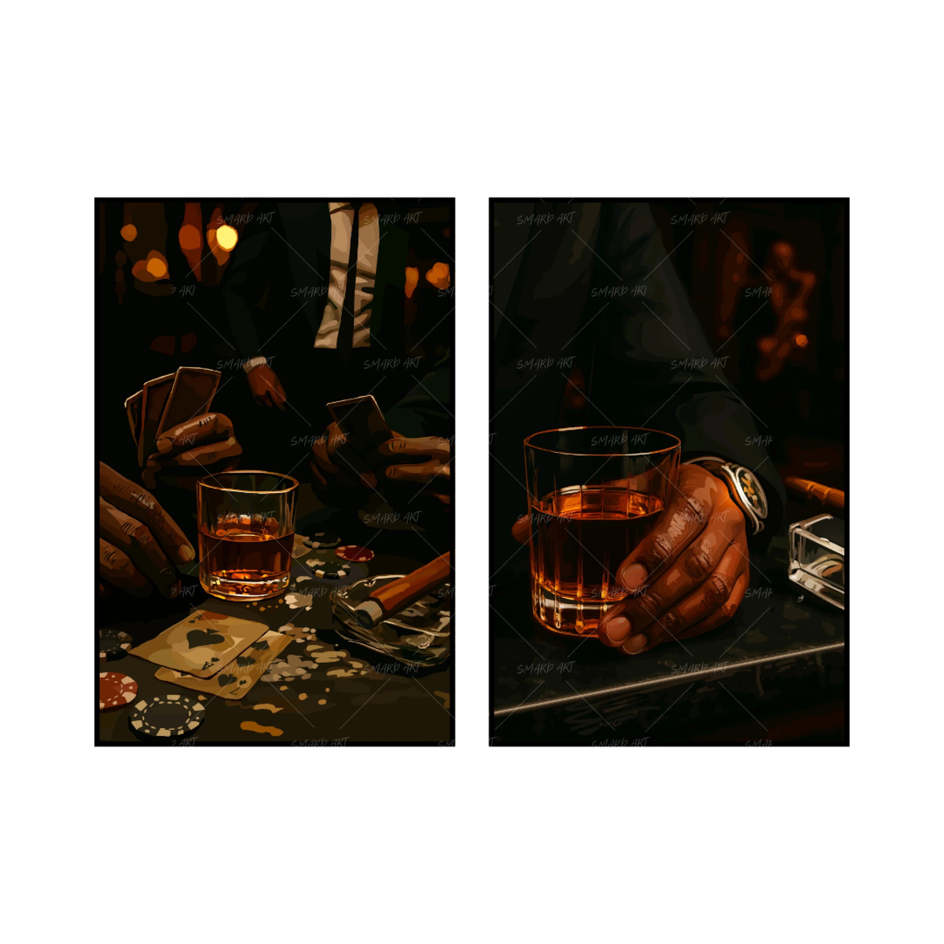 Art Print Bundle : One More Round + Midnight Archives-Smard