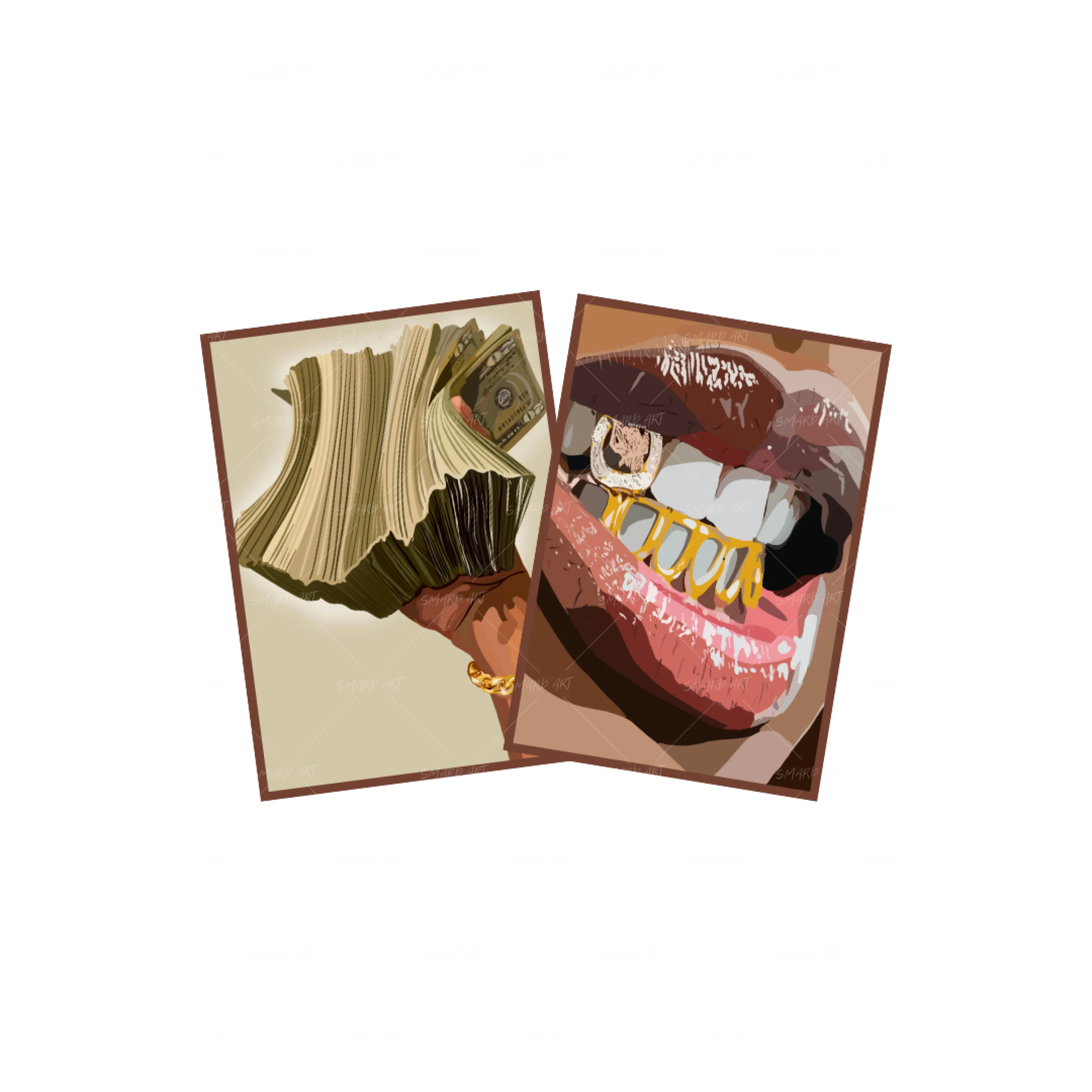 Art Print Bundle : Moolah + Grillzz II