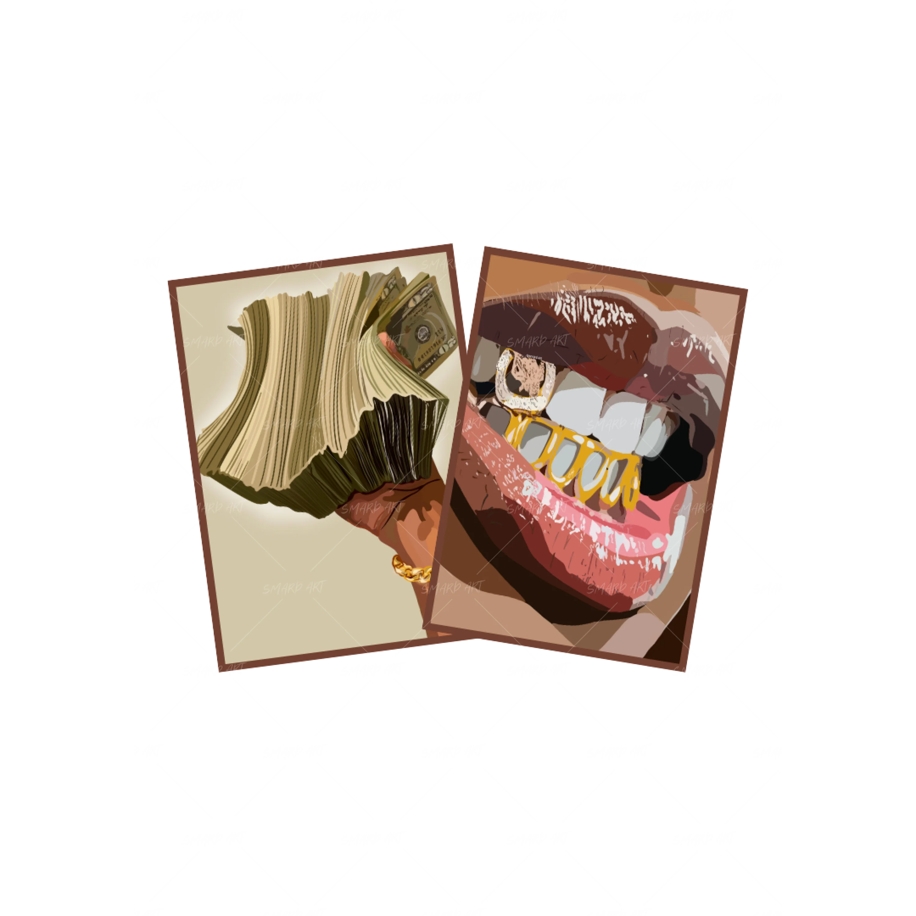 Art Print Bundle : Moolah + Grillzz II