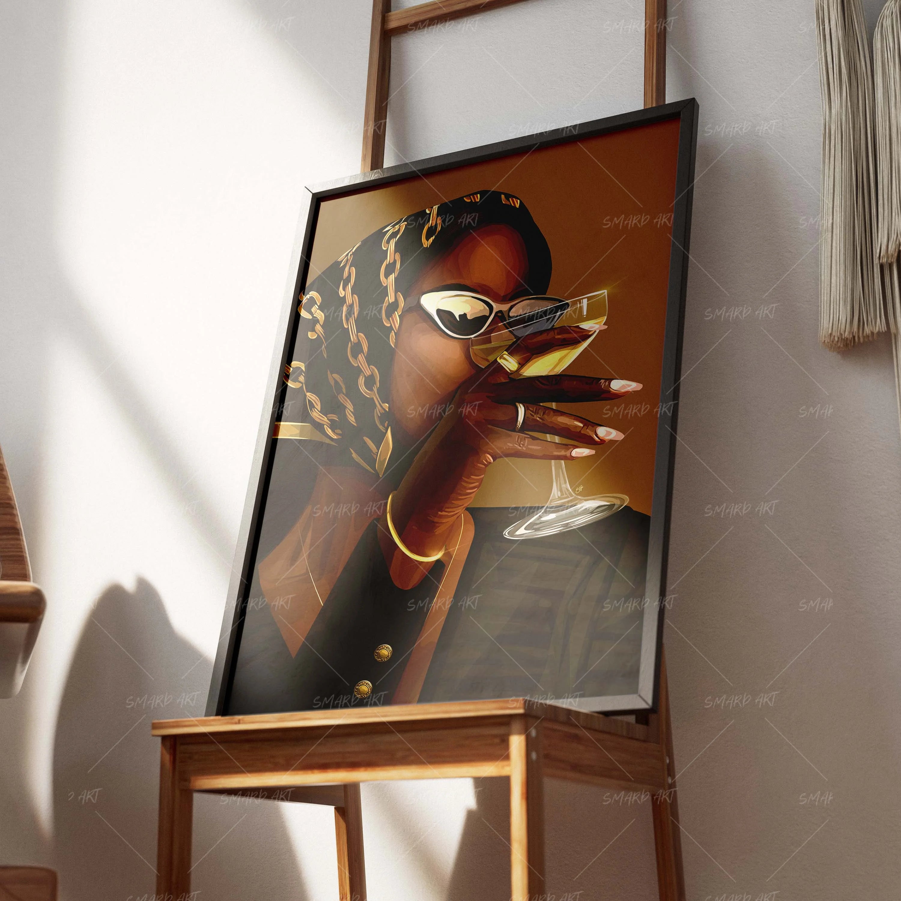 Class-wall art print featuring decorative artistic design suitable for living rooms, offices, and schools by SmardArt. Elevate your space with Black wall art that speaks to culture, identity, and creativity. At Smard, we celebrate artistry made with melanin, bringing powerful and inspiring designs to life.