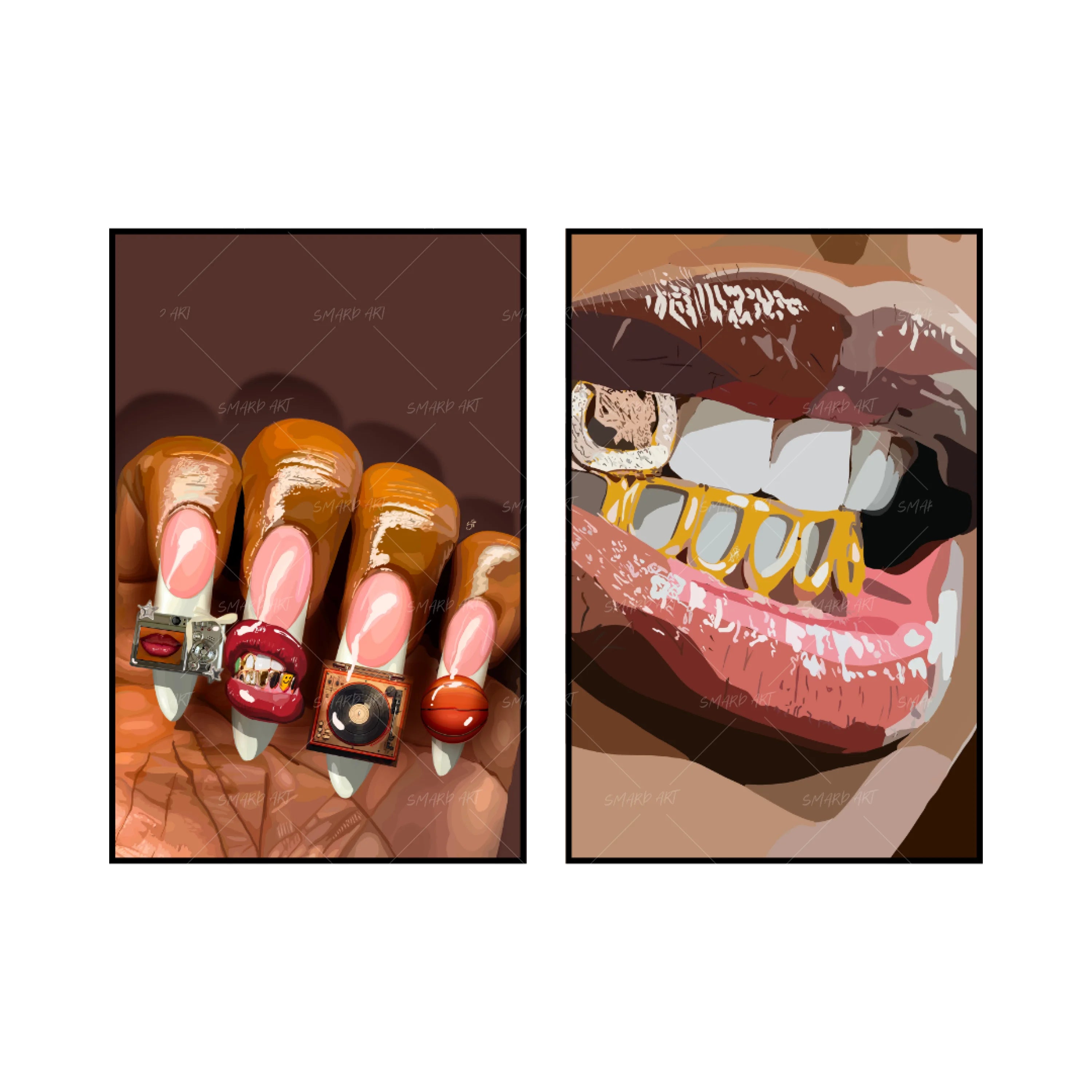 Art Print Bundle : Digitized + GrillZz II-Smard