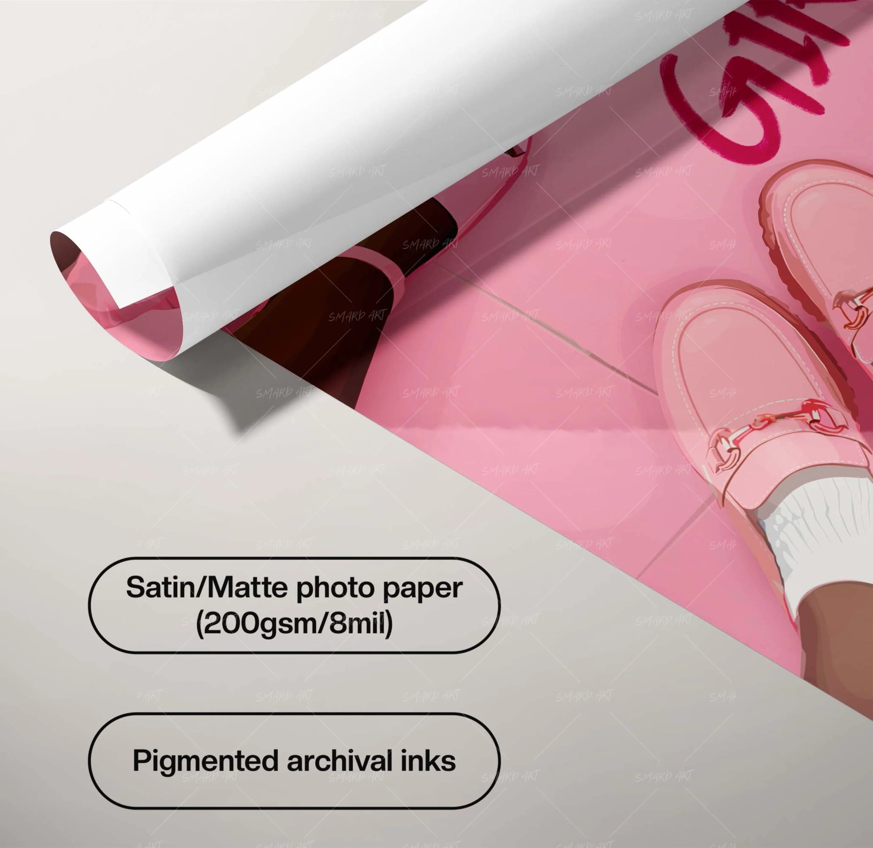 Art Print Bundle : Crowned Look + Dream It Real Girl-Smard