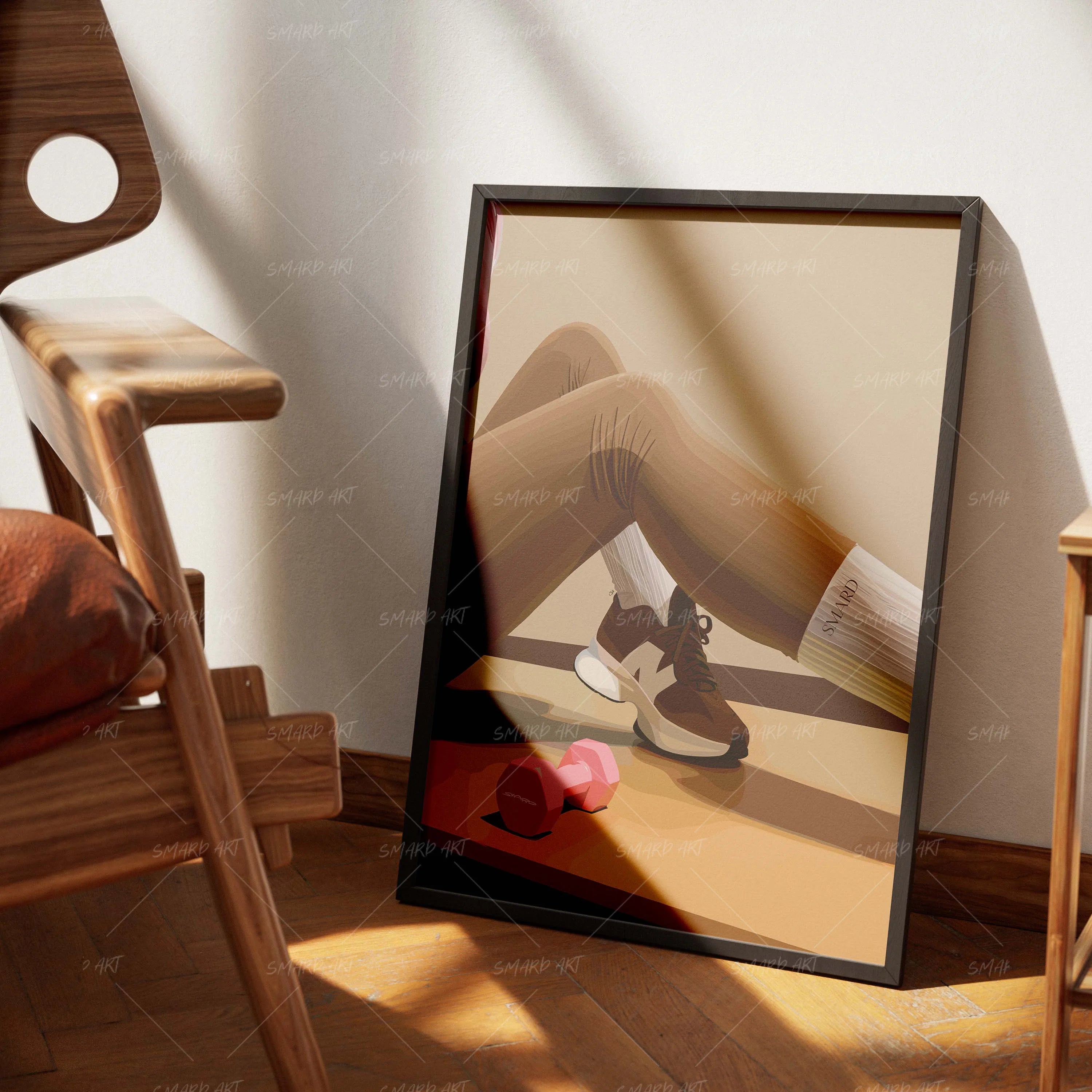 Toned-wall art print featuring decorative artistic design suitable for living rooms, offices, and schools by SmardArt. Elevate your space with Black wall art that speaks to culture, identity, and creativity. At Smard, we celebrate artistry made with melanin, bringing powerful and inspiring designs to life.