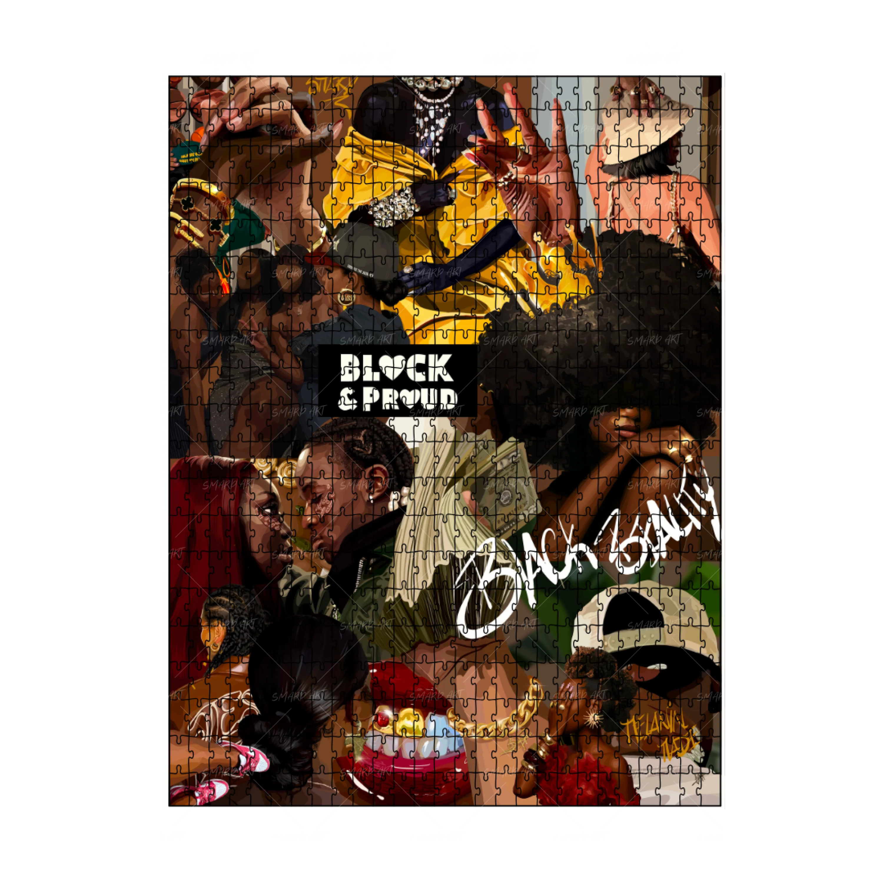 Black & Proud Collage Puzzle
