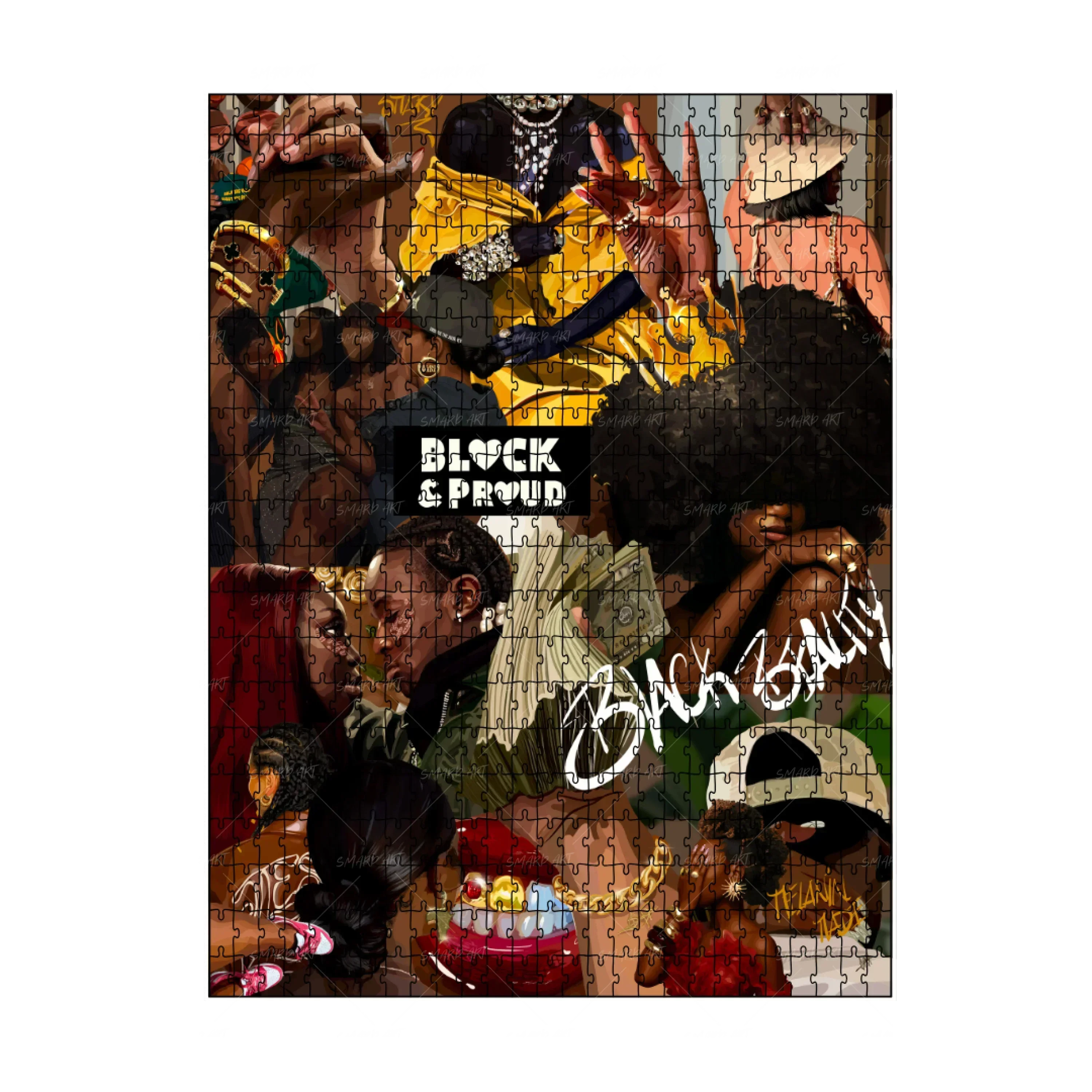 Black & Proud Collage Puzzle