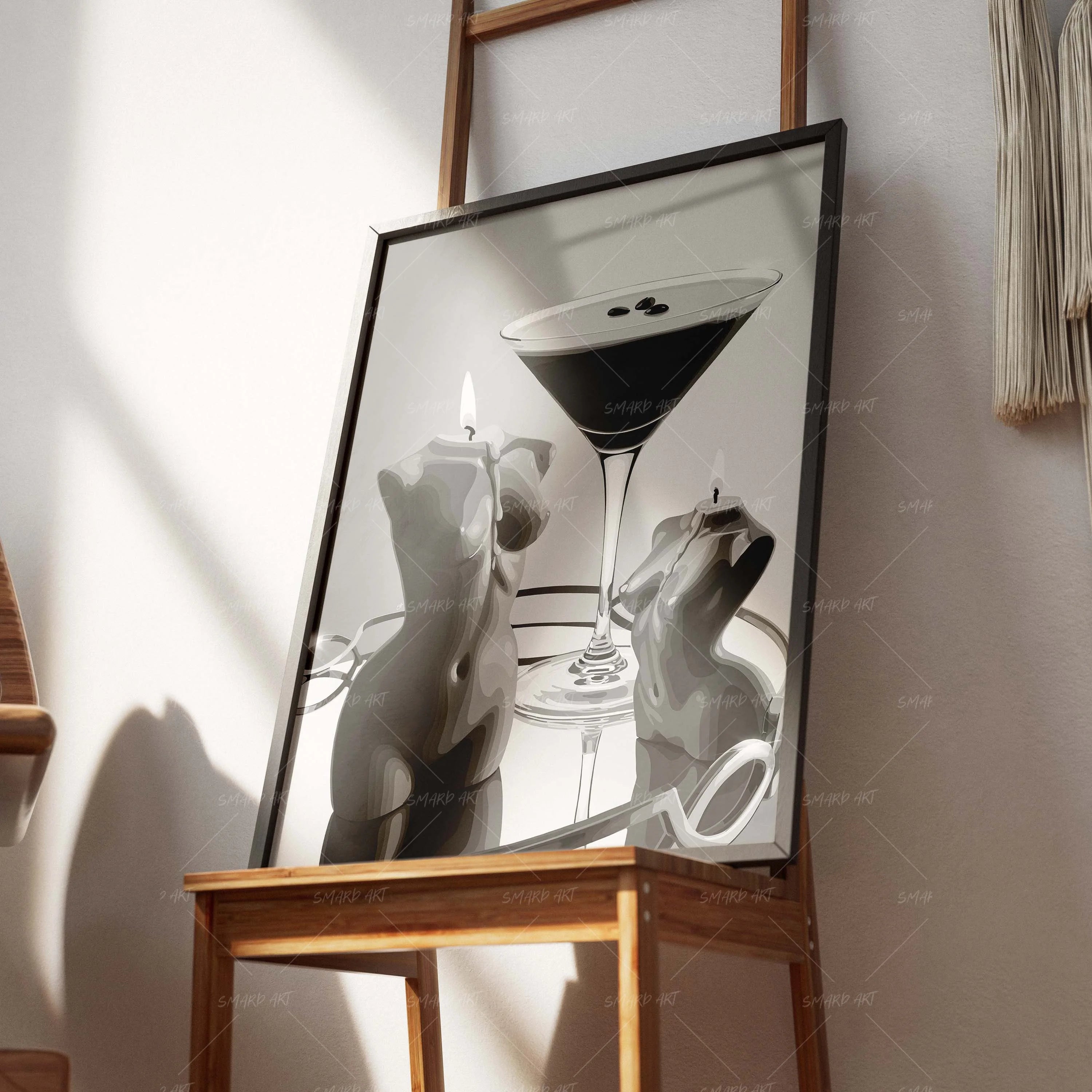 Dark Roast Soft Curves B&W-Smard