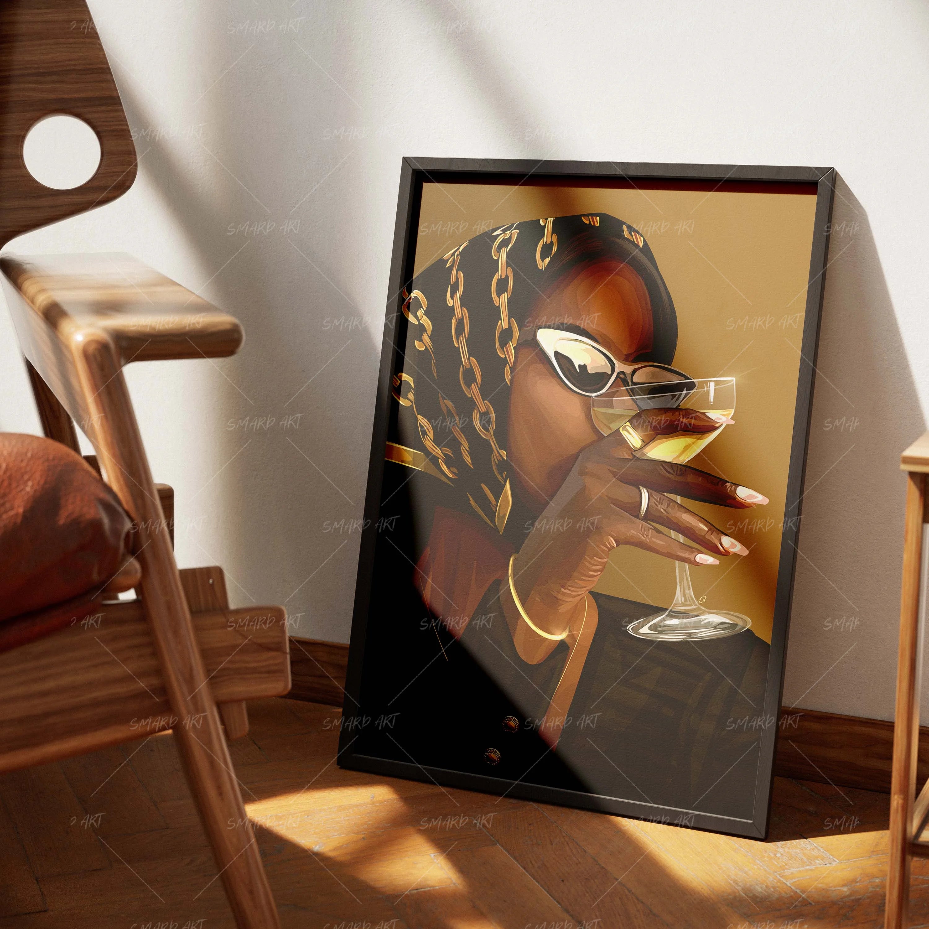 Class-wall art print featuring decorative artistic design suitable for living rooms, offices, and schools by SmardArt. Elevate your space with Black wall art that speaks to culture, identity, and creativity. At Smard, we celebrate artistry made with melanin, bringing powerful and inspiring designs to life.