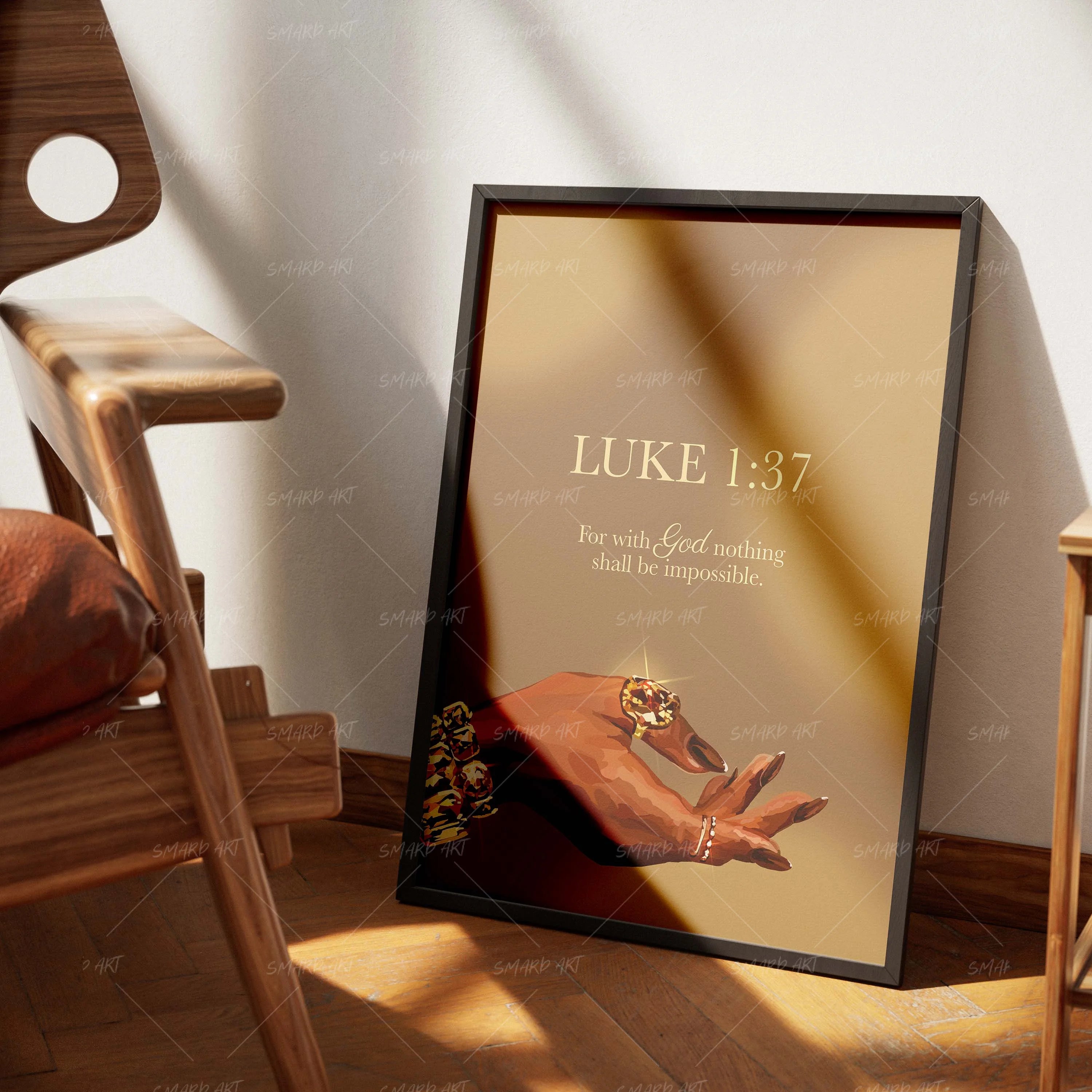 Luke 1:37 Gold-Smard