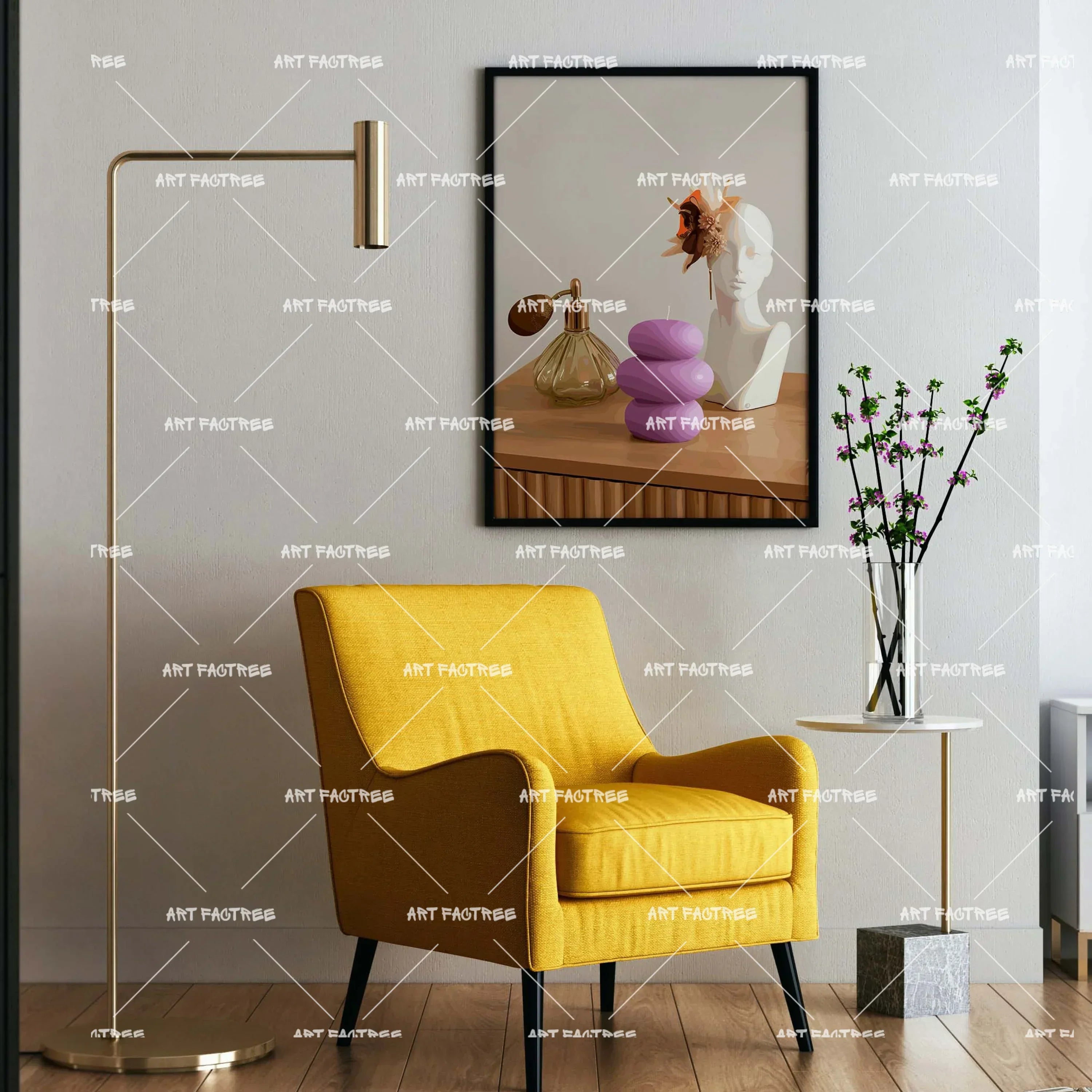 Quiet Corner (Smard X Anaya)-wall art print featuring decorative artistic design suitable for living rooms, offices, and schools by SmardArt. Elevate your space with Black wall art that speaks to culture, identity, and creativity. At Smard, we celebrate artistry made with melanin, bringing powerful and inspiring designs to life.