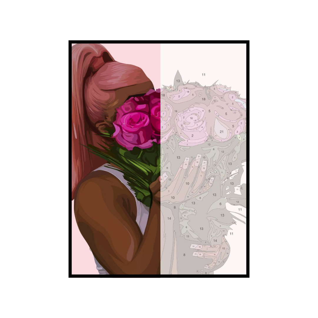 Specialty Kit : Baby Pink-wall art print featuring decorative artistic design suitable for living rooms, offices, and schools by SmardArt. Elevate your space with Black wall art that speaks to culture, identity, and creativity. At Smard, we celebrate artistry made with melanin, bringing powerful and inspiring designs to life.