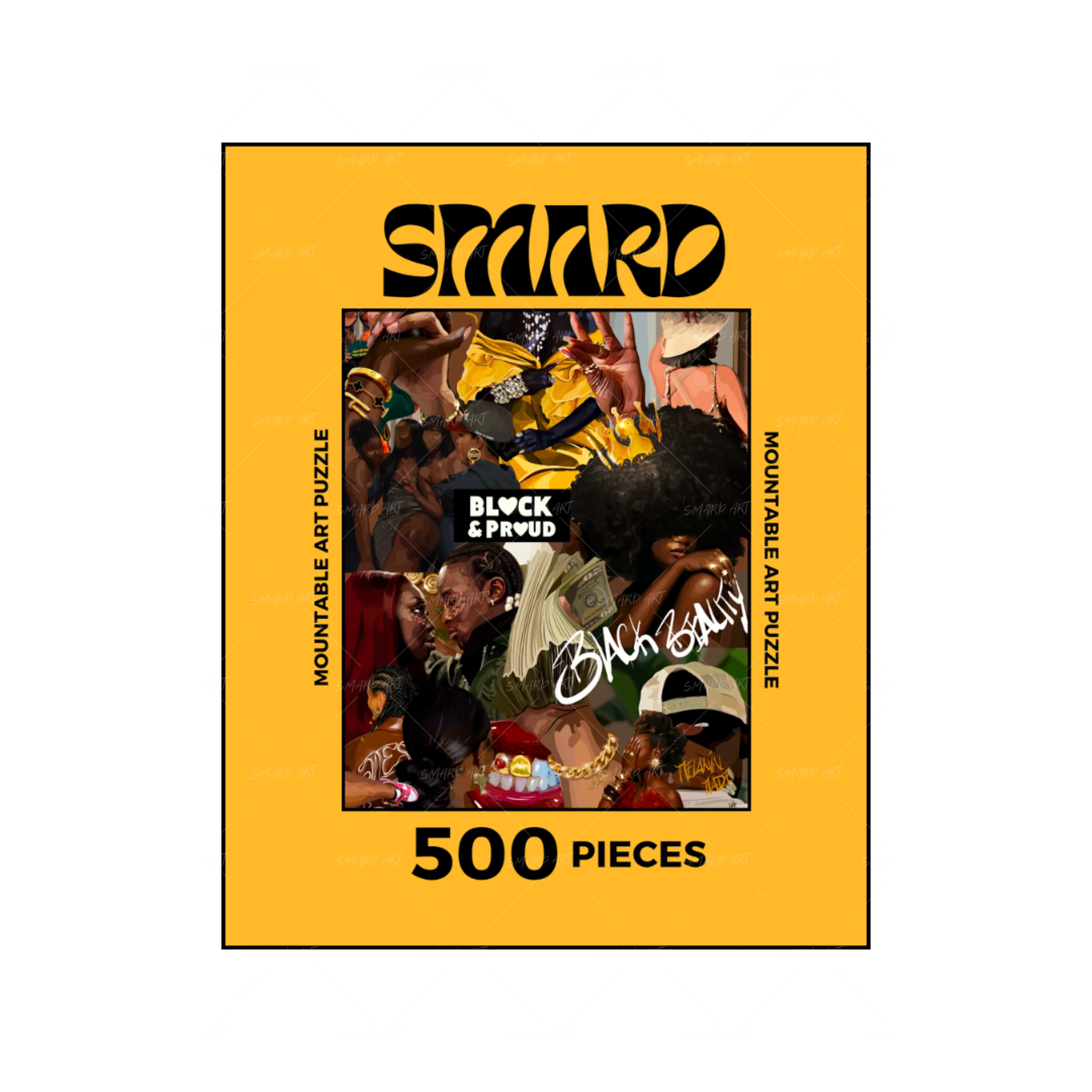 Black & Proud Collage Puzzle