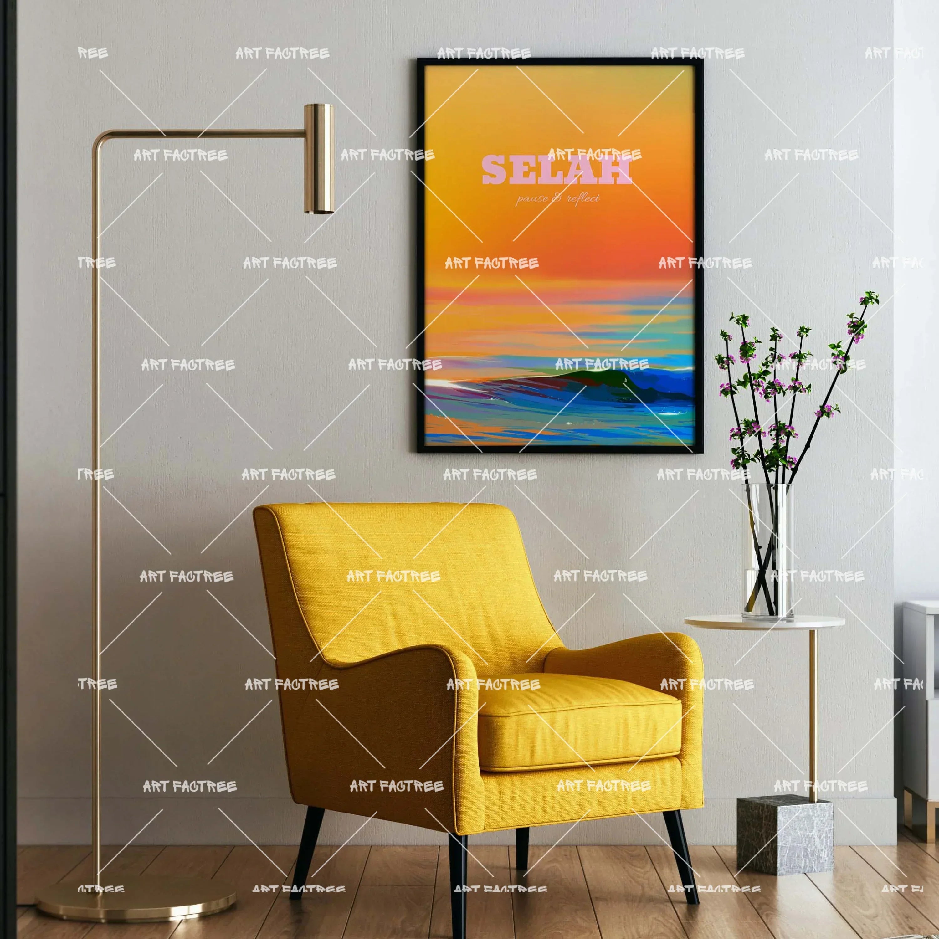 Selah (Smard X Anaya)-wall art print featuring decorative artistic design suitable for living rooms, offices, and schools by SmardArt. Elevate your space with Black wall art that speaks to culture, identity, and creativity. At Smard, we celebrate artistry made with melanin, bringing powerful and inspiring designs to life.