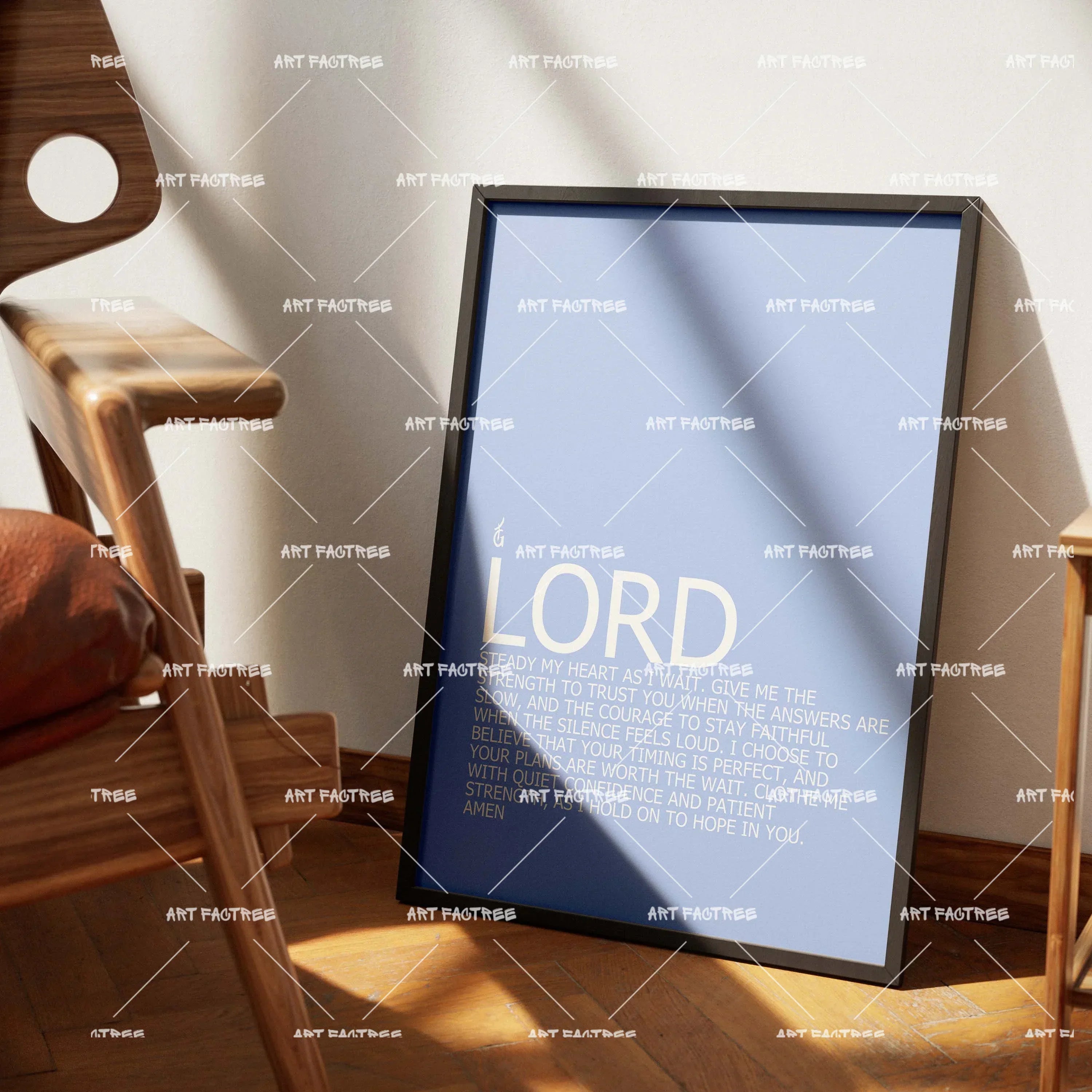 Waiting Season Prayer (Smard X Anaya)-wall art print featuring decorative artistic design suitable for living rooms, offices, and schools by SmardArt. Elevate your space with Black wall art that speaks to culture, identity, and creativity. At Smard, we celebrate artistry made with melanin, bringing powerful and inspiring designs to life.