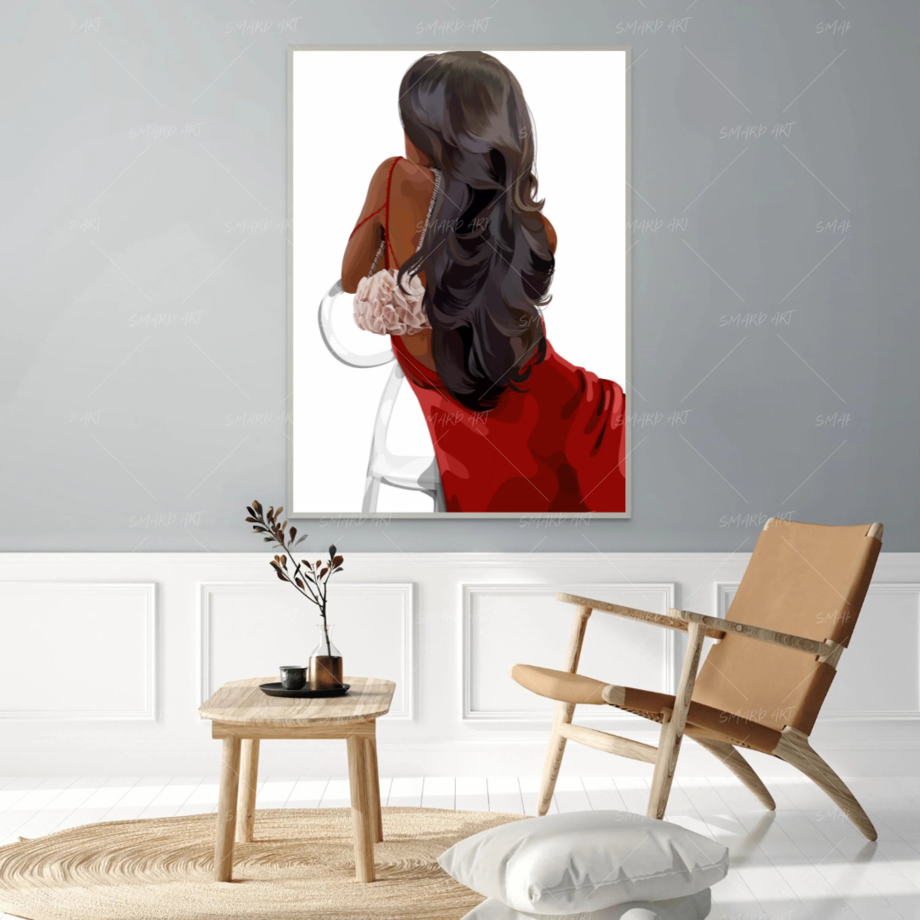 Lady in Red-Smard