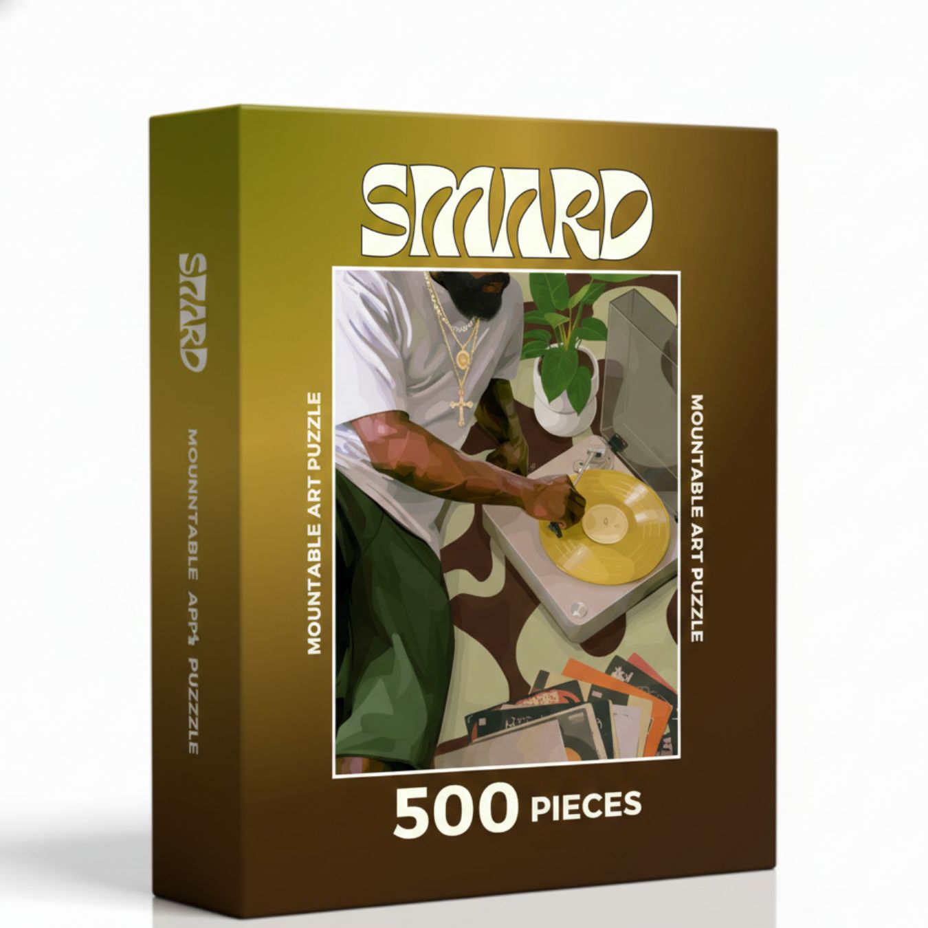 Spin Session Puzzle-wall art print featuring decorative artistic design suitable for living rooms, offices, and schools by SmardArt