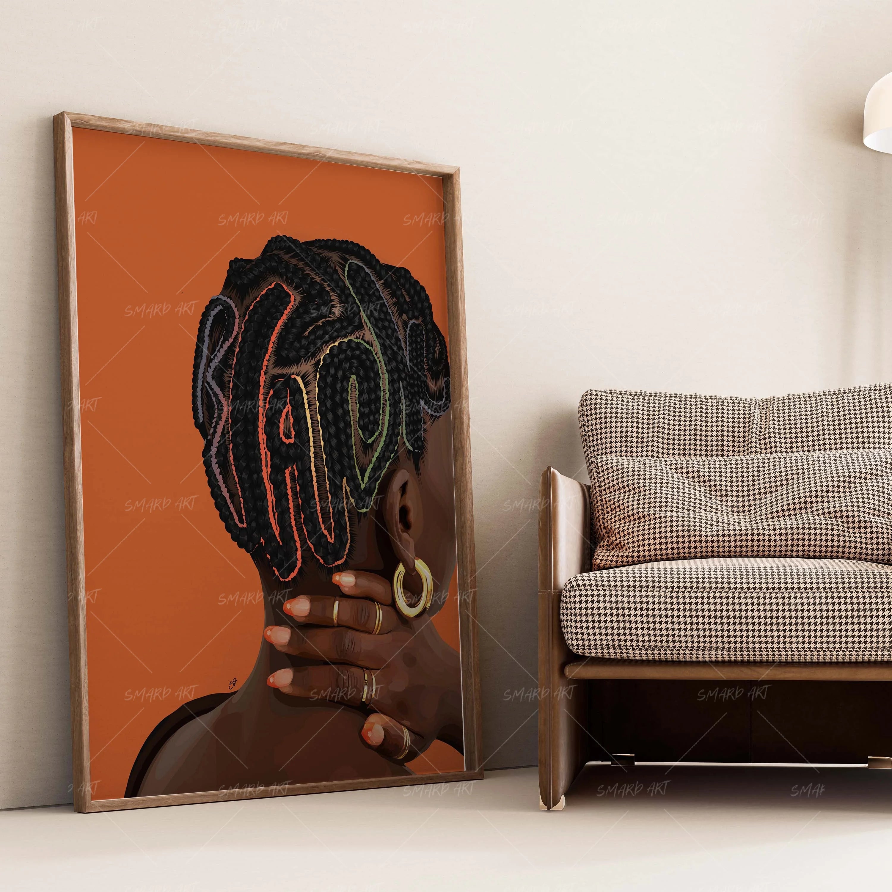 Spell It Black-wall art print featuring decorative artistic design suitable for living rooms, offices, and schools by SmardArt. Elevate your space with Black wall art that speaks to culture, identity, and creativity. At Smard, we celebrate artistry made with melanin, bringing powerful and inspiring designs to life.