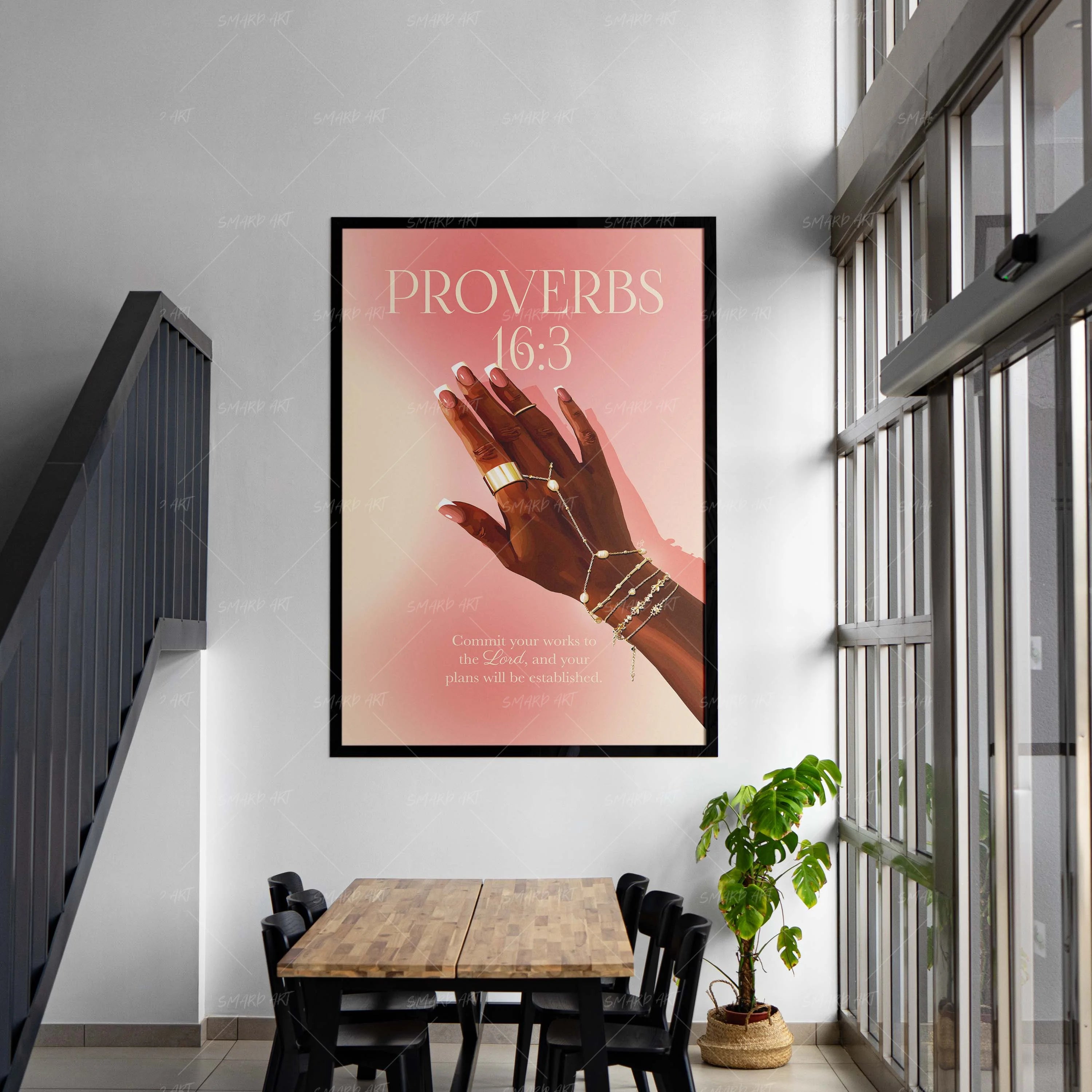 Proverbs 16:3 Pink-Smard