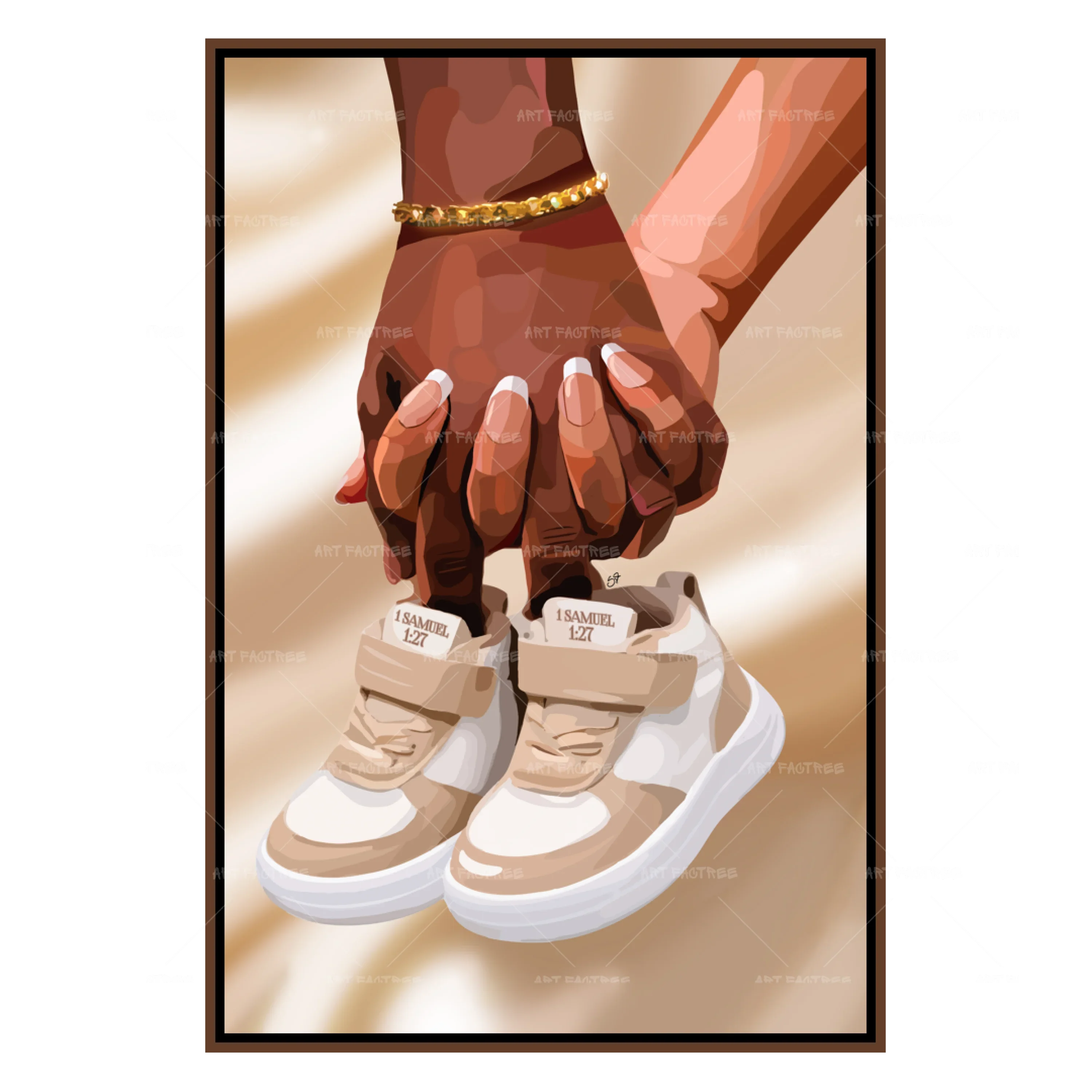 1 SAMUEL 1:27 (Smard X Anaya)-wall art print featuring decorative artistic design suitable for living rooms, offices, and schools by SmardArt. Elevate your space with Black wall art that speaks to culture, identity, and creativity. At Smard, we celebrate artistry made with melanin, bringing powerful and inspiring designs to life.