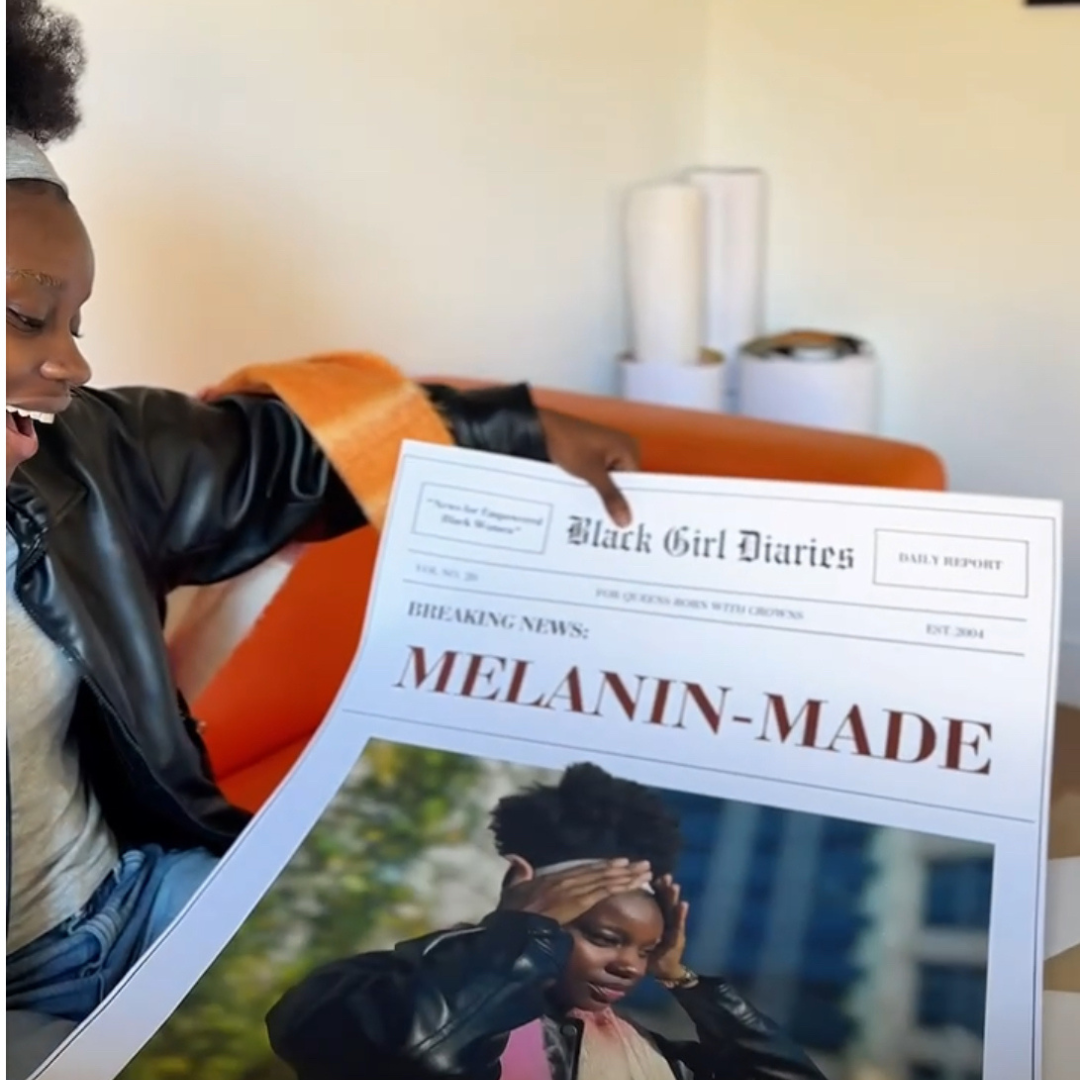 "MELANIN MADE" Custom Poster-wall art print featuring decorative artistic design suitable for living rooms, offices, and schools by SmardArt. Elevate your space with Black wall art that speaks to culture, identity, and creativity. At Smard, we celebrate artistry made with melanin, bringing powerful and inspiring designs to life.