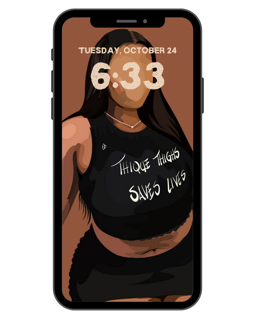 Thick Thighs - Phone Screensaver