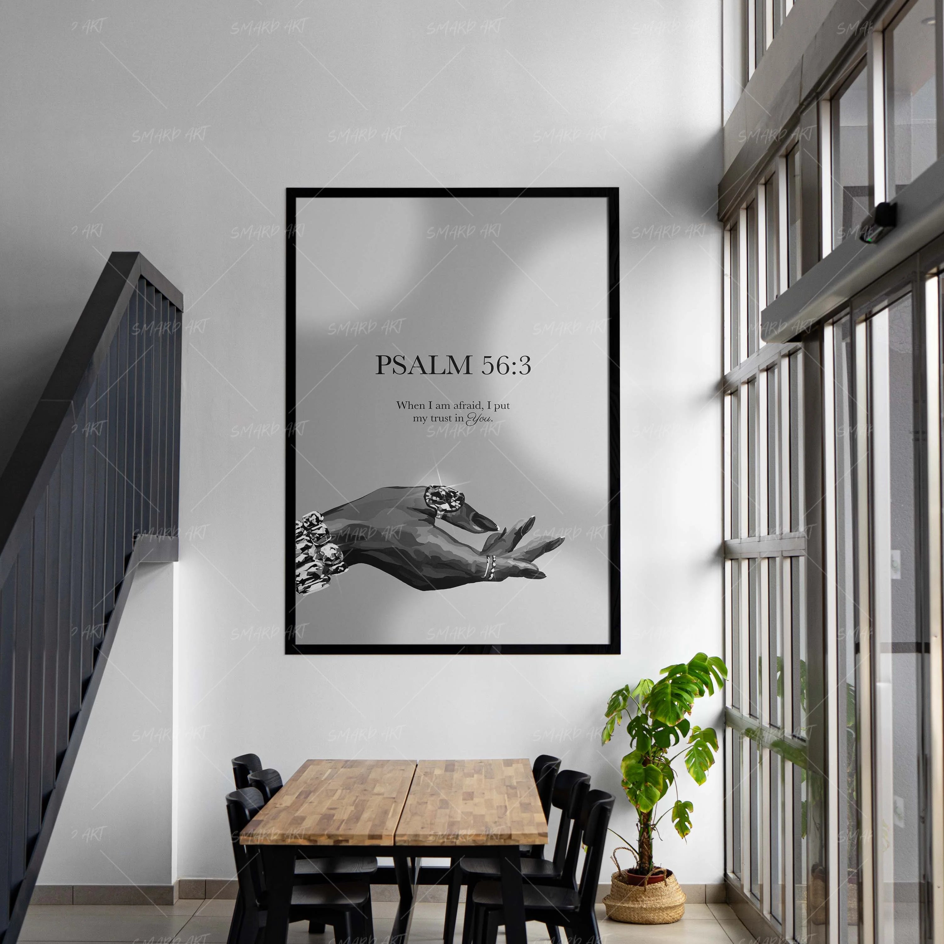 Psalm 56:3 B&W-Smard