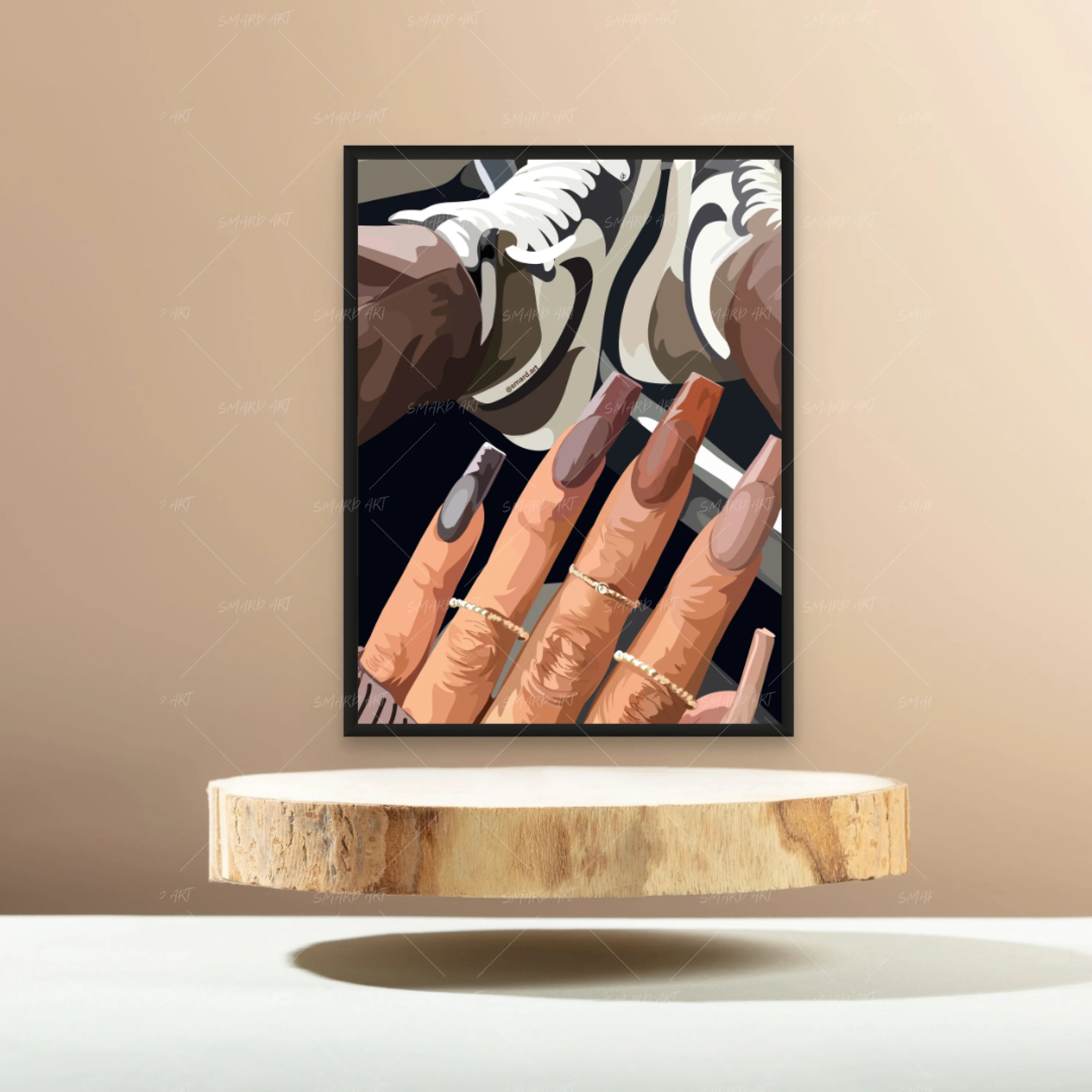 Brown Nails II-Smard