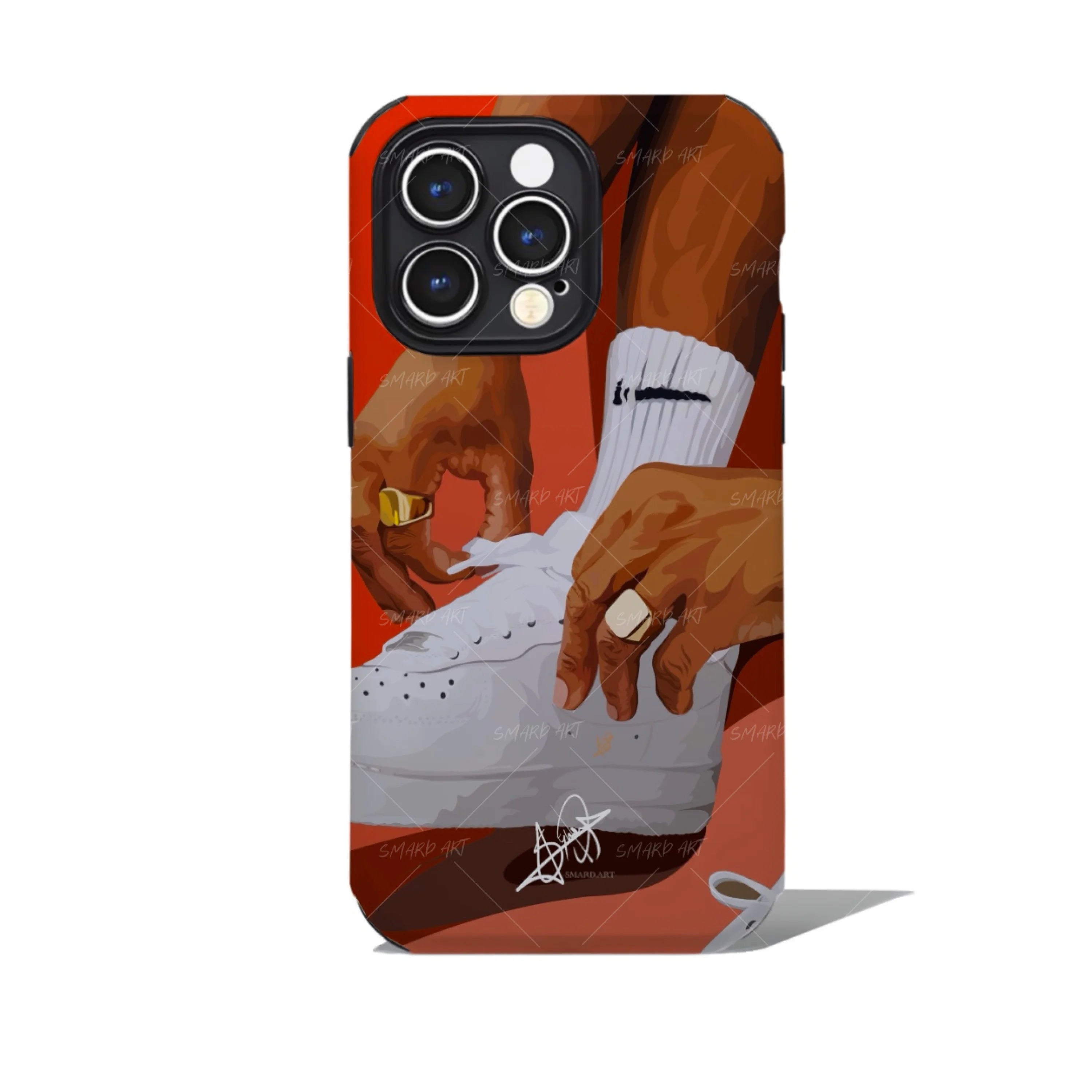 Fly Phone Case-wall art print featuring decorative artistic design suitable for living rooms, offices, and schools by SmardArt